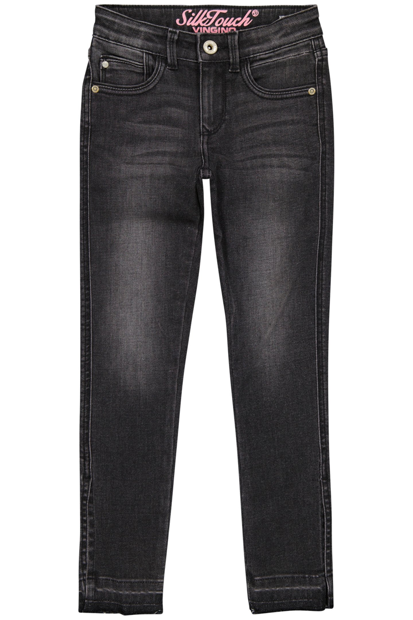 GIRL'S BELIZE SPLIT JEANS BLACK VINTAGE 1