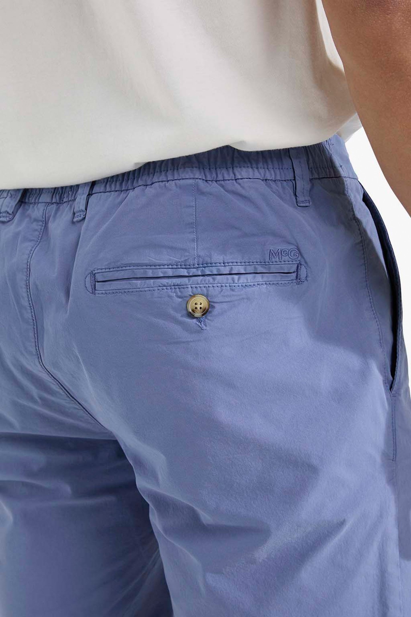 POPLIN SHORTS VINTAGE BLUE 5