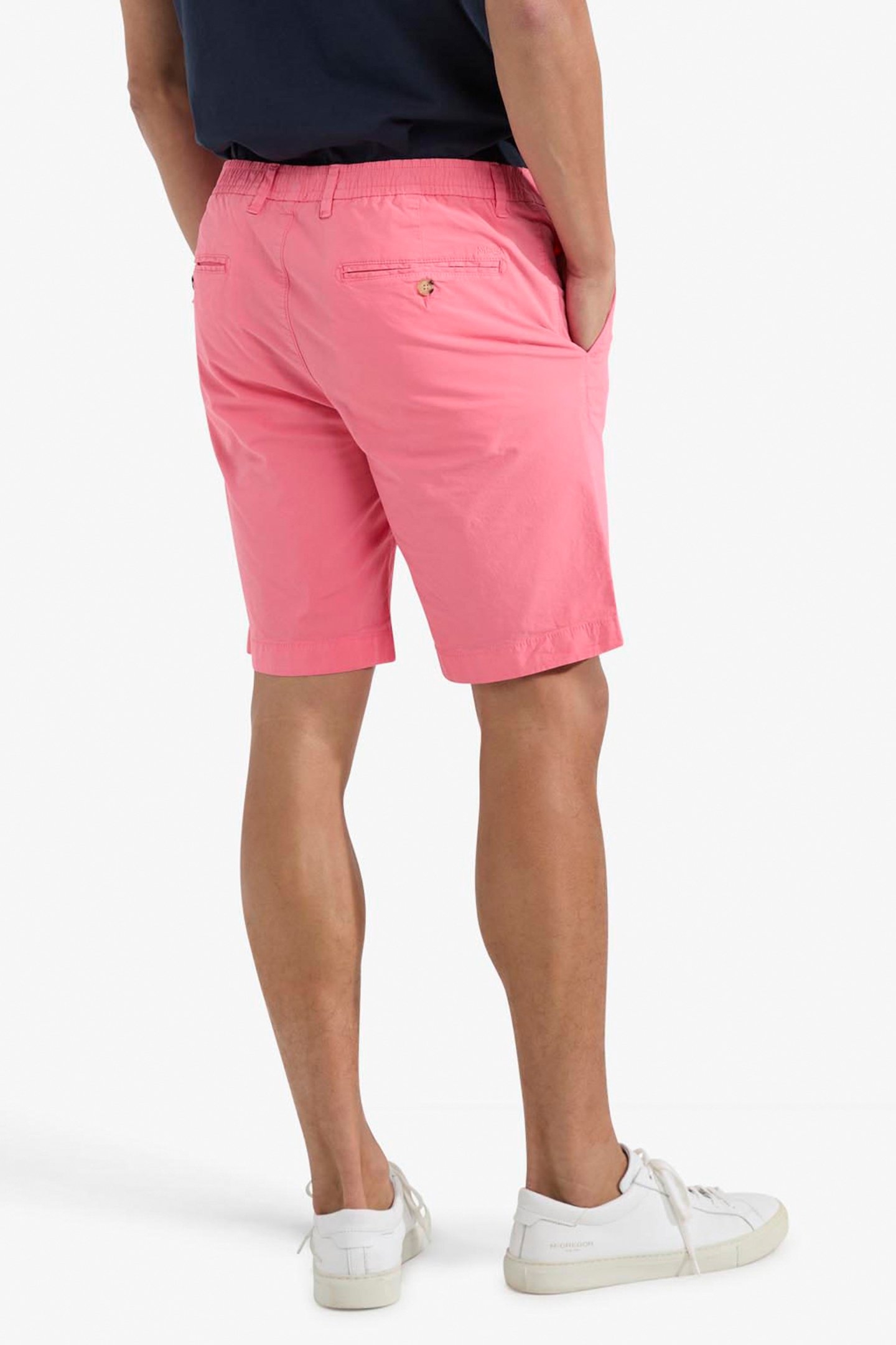 POPLIN SHORTS CORAL RED 2