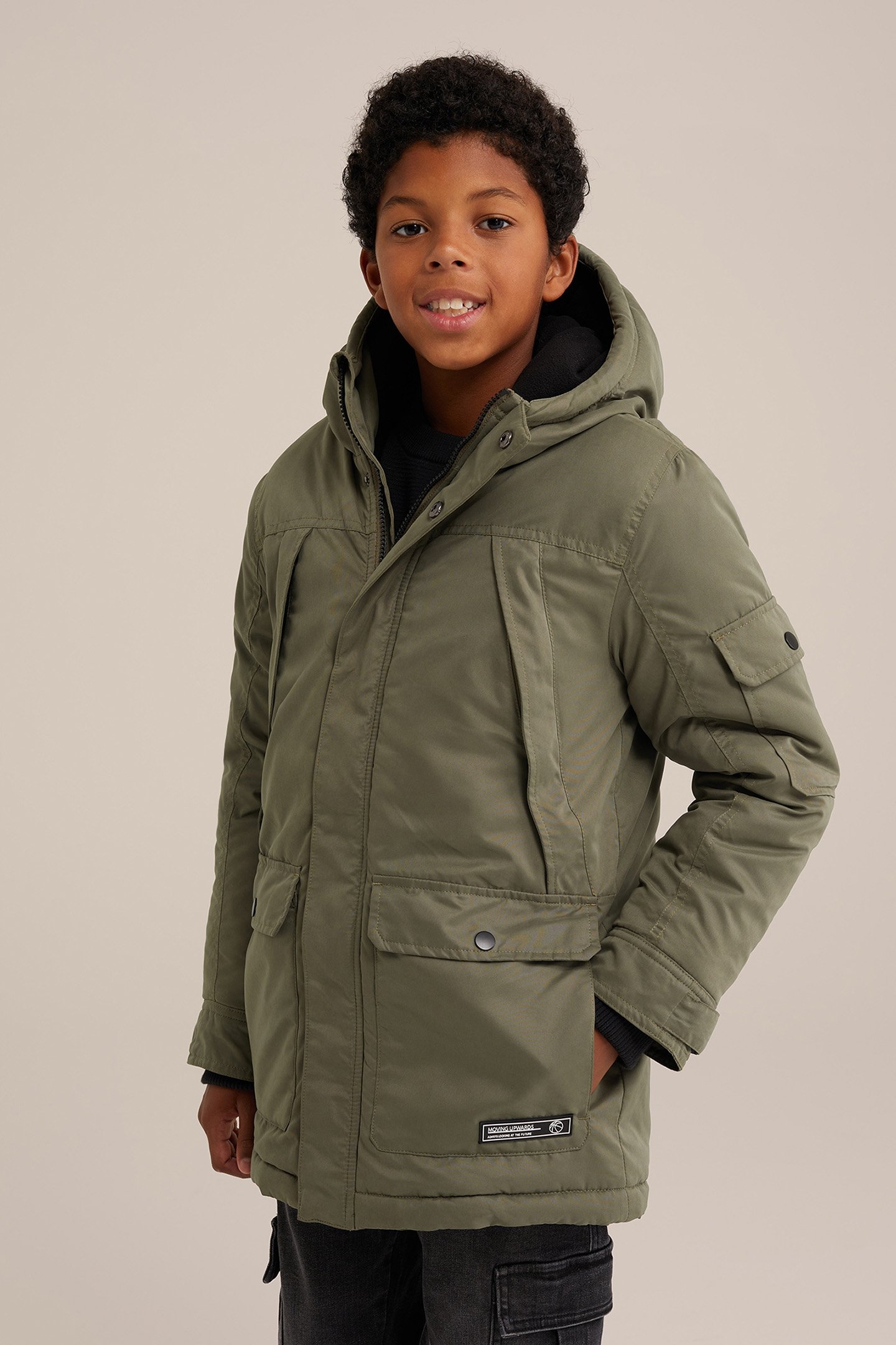 JACKET LONG LENGTH ARMY GREEN 1