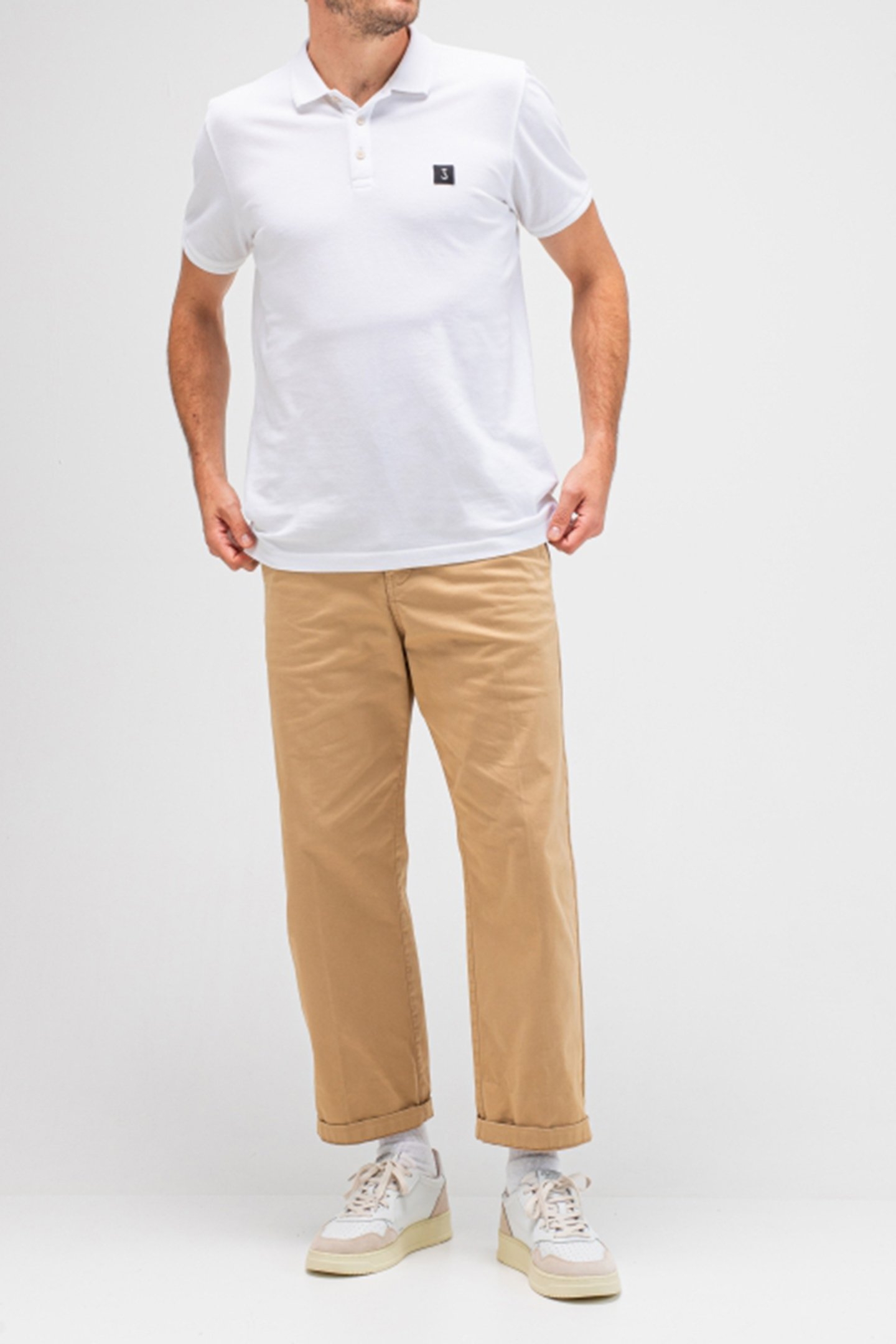 CLASSIC COMFORT POLO GRAND PRIX WHITE 3