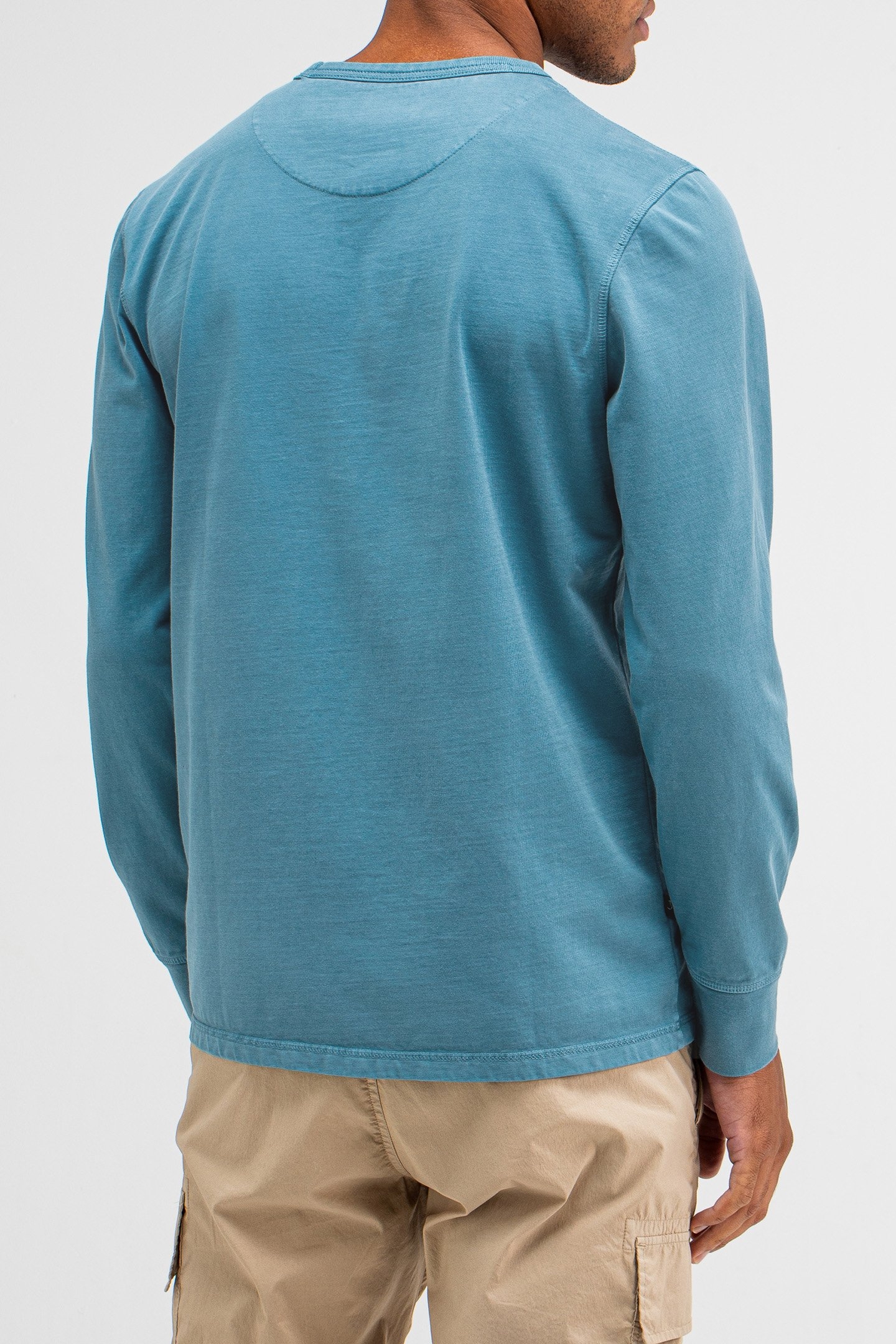 ARMY TEE LS LAGOON BLUE 2