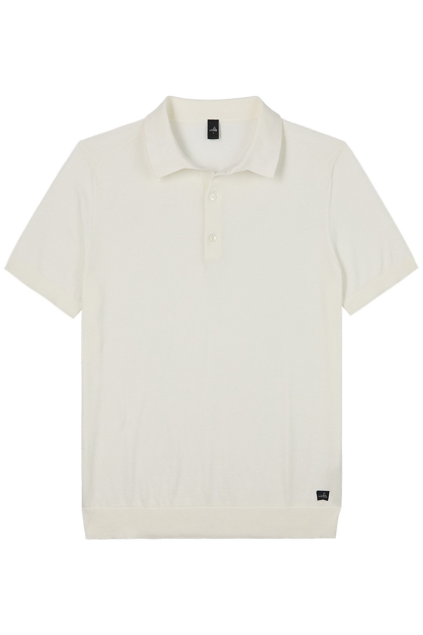 GRAHAM | COTTON KNITTED POLO OFF WHITE 2