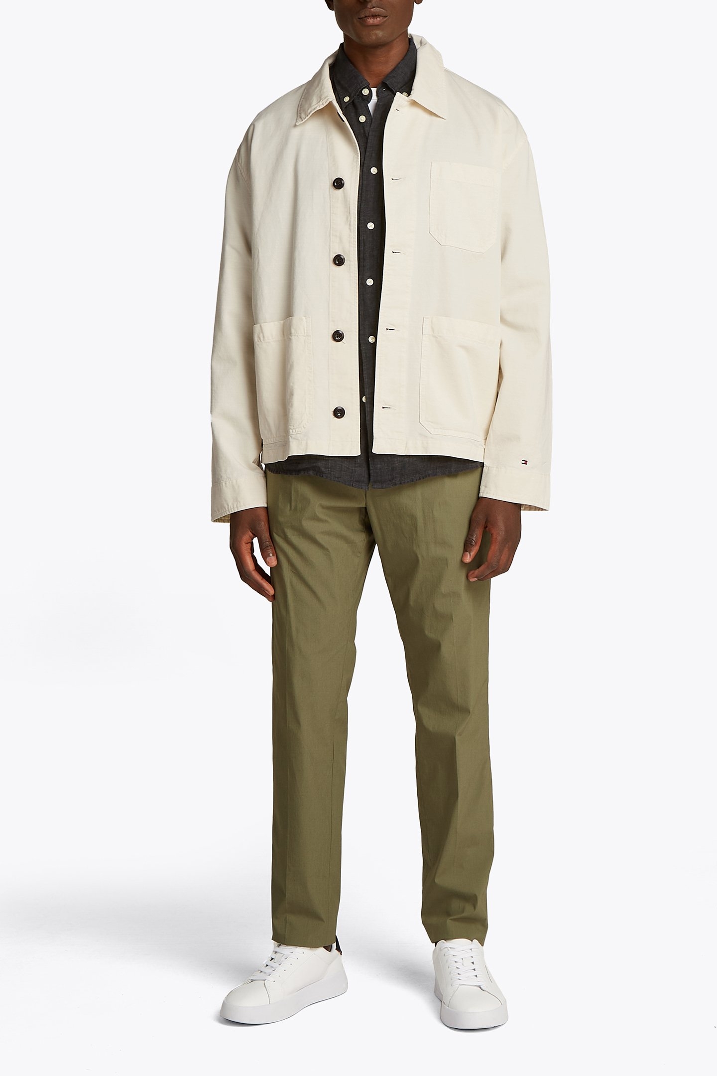 GARMENT DYE CHORE JA IVORY SILK 2