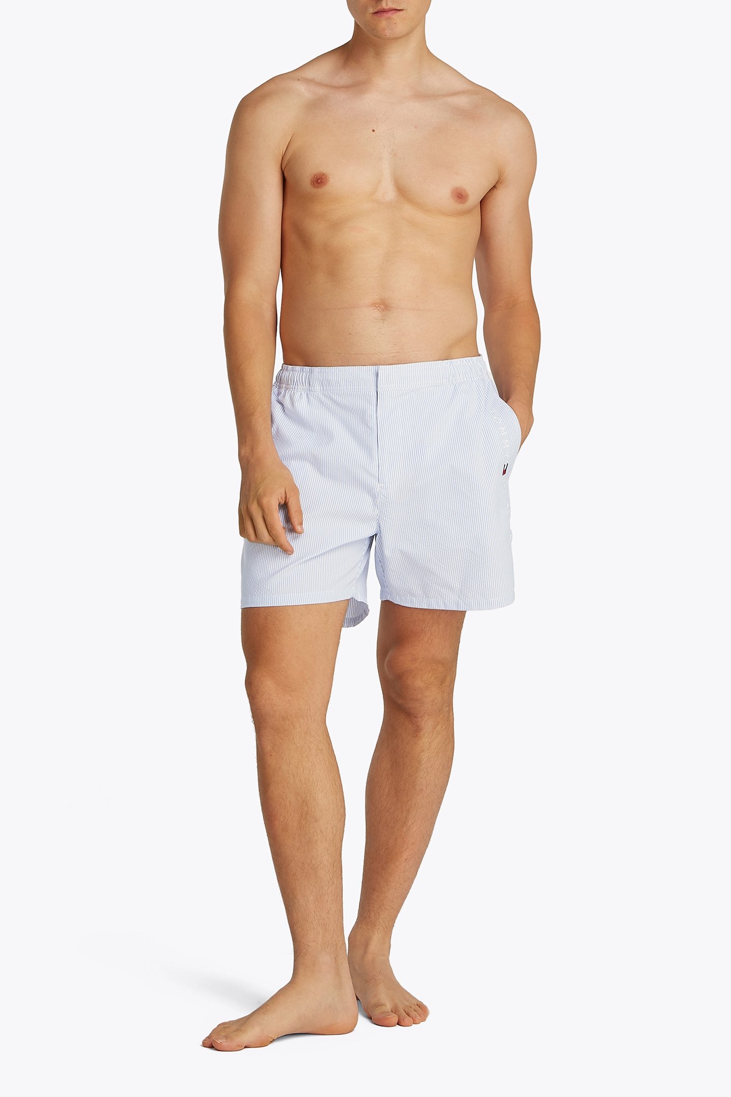CHINO ITHACA STRIPE ITHACA NORMAL FIT SHORTS WHITE 2
