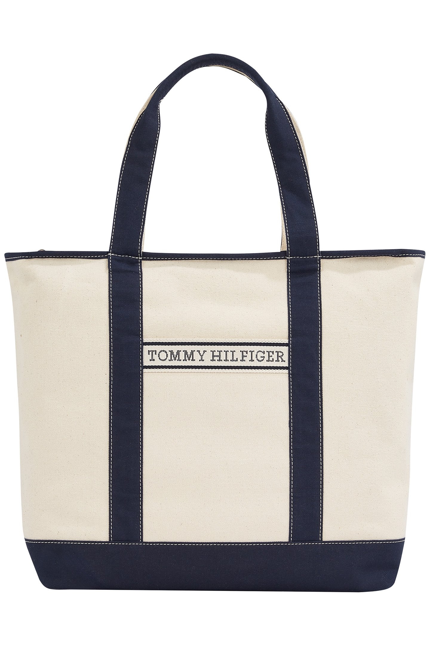 TH SUMMER CANVAS TOTE BAG CREME 1