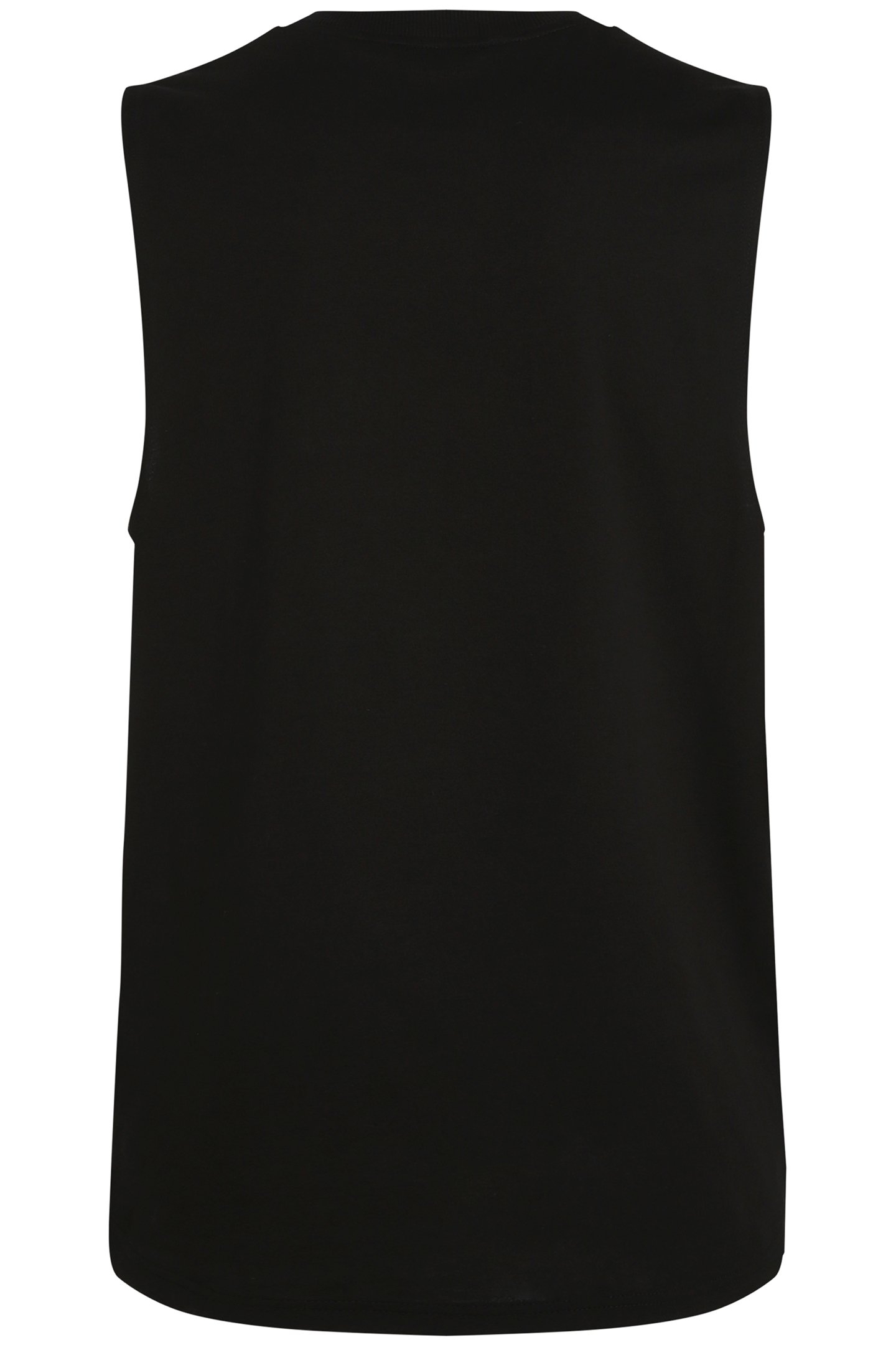 WOVEN LABEL TANK CK BLACK 5