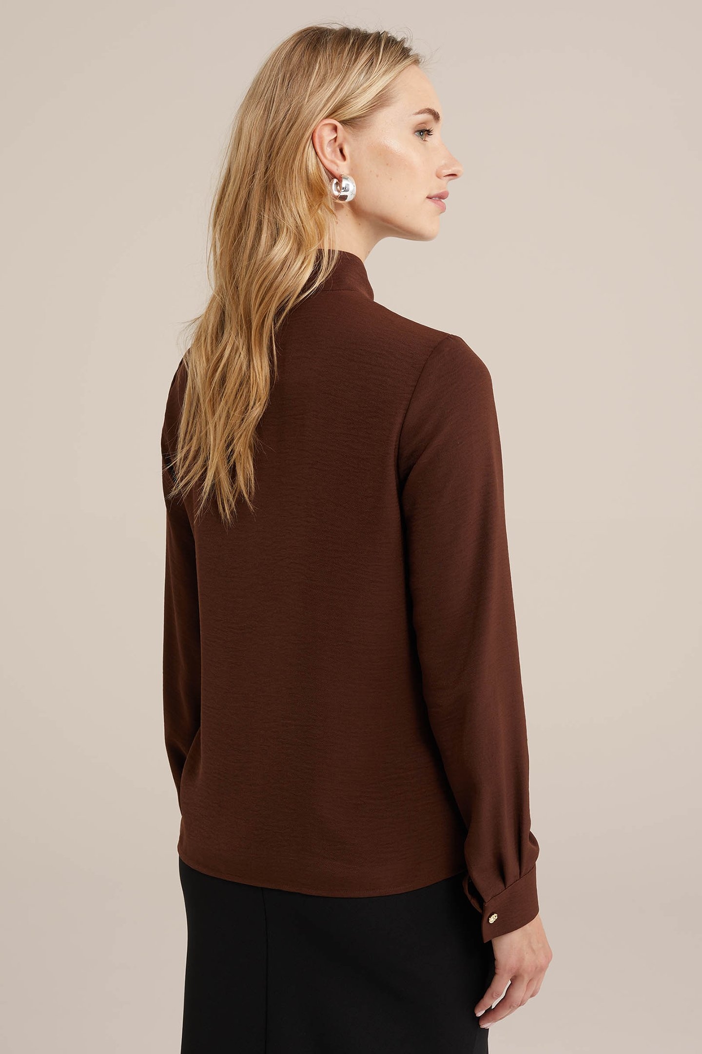 BLOUSE DARK BROWN 2