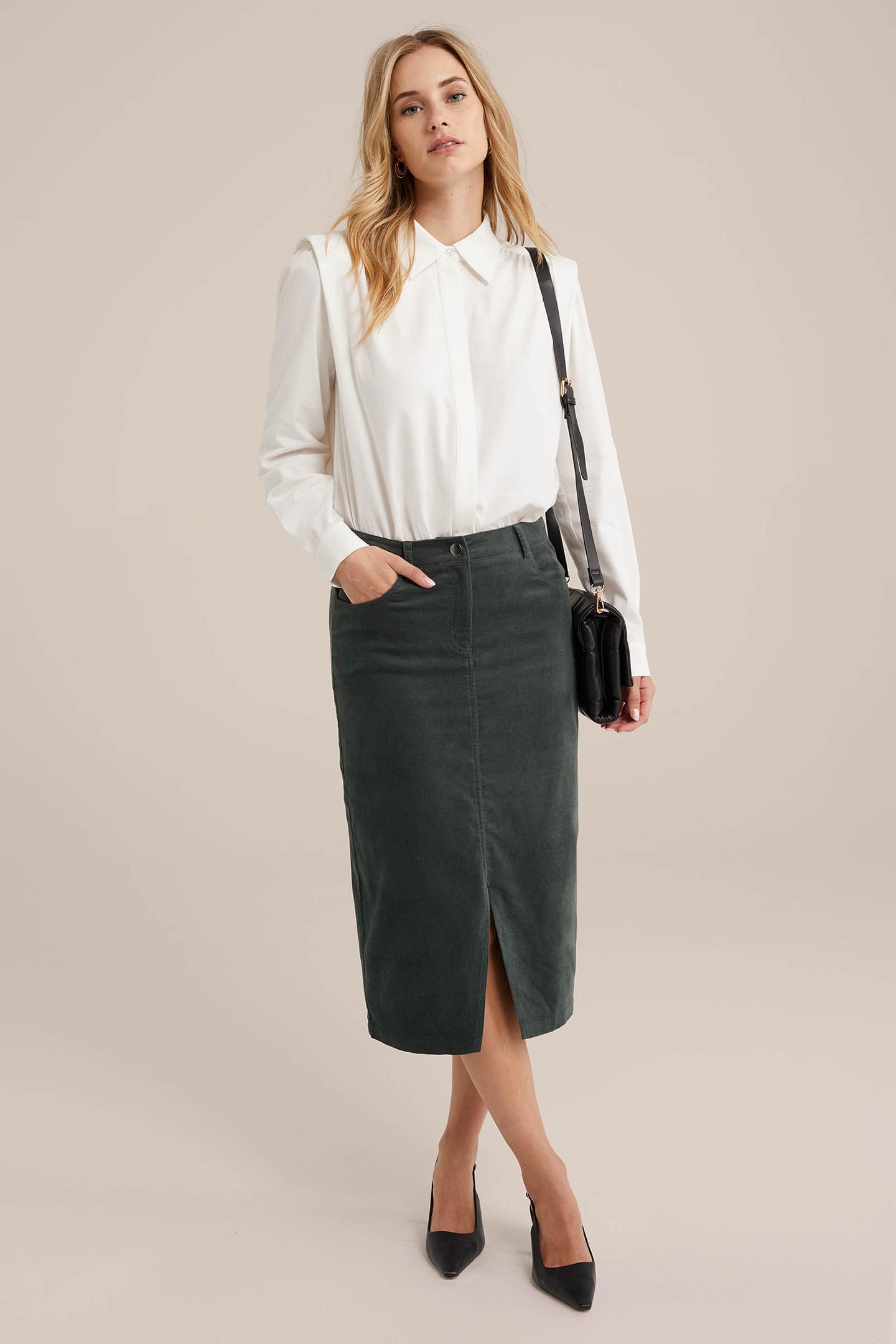 SKIRT PENCIL GREEN 5