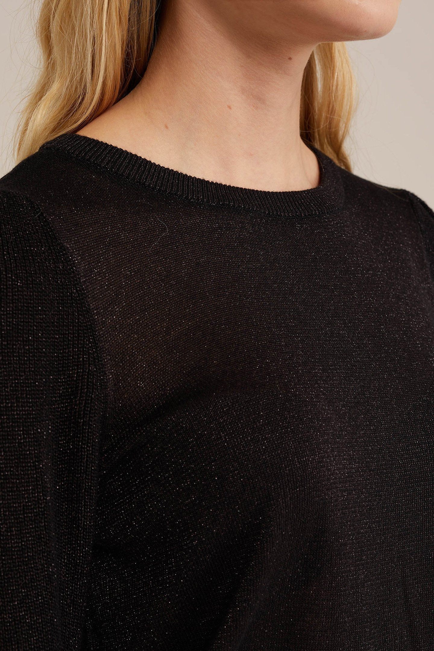 KNITTED PULLOVER BLACK 6