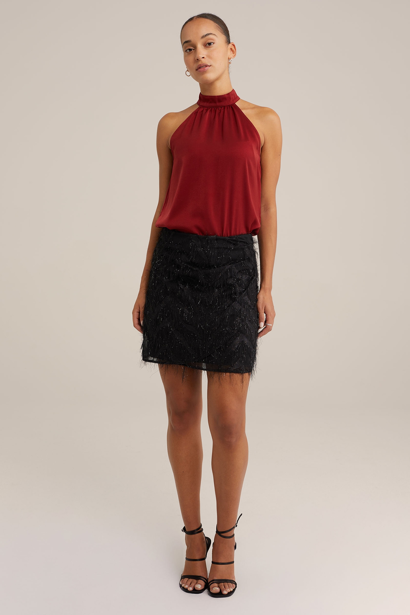 BLOUSE VINTAGE RED 3