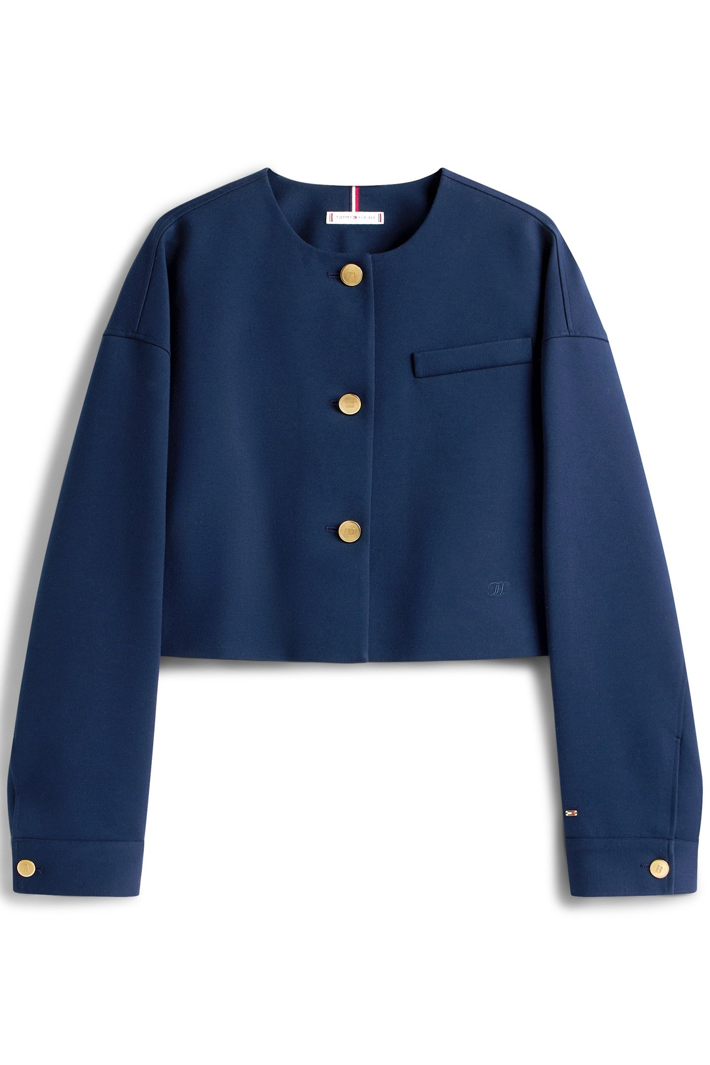 PUNTO CROP LADY JACK SLIM FIT BLAZER DARK NIGHT NAVY 4