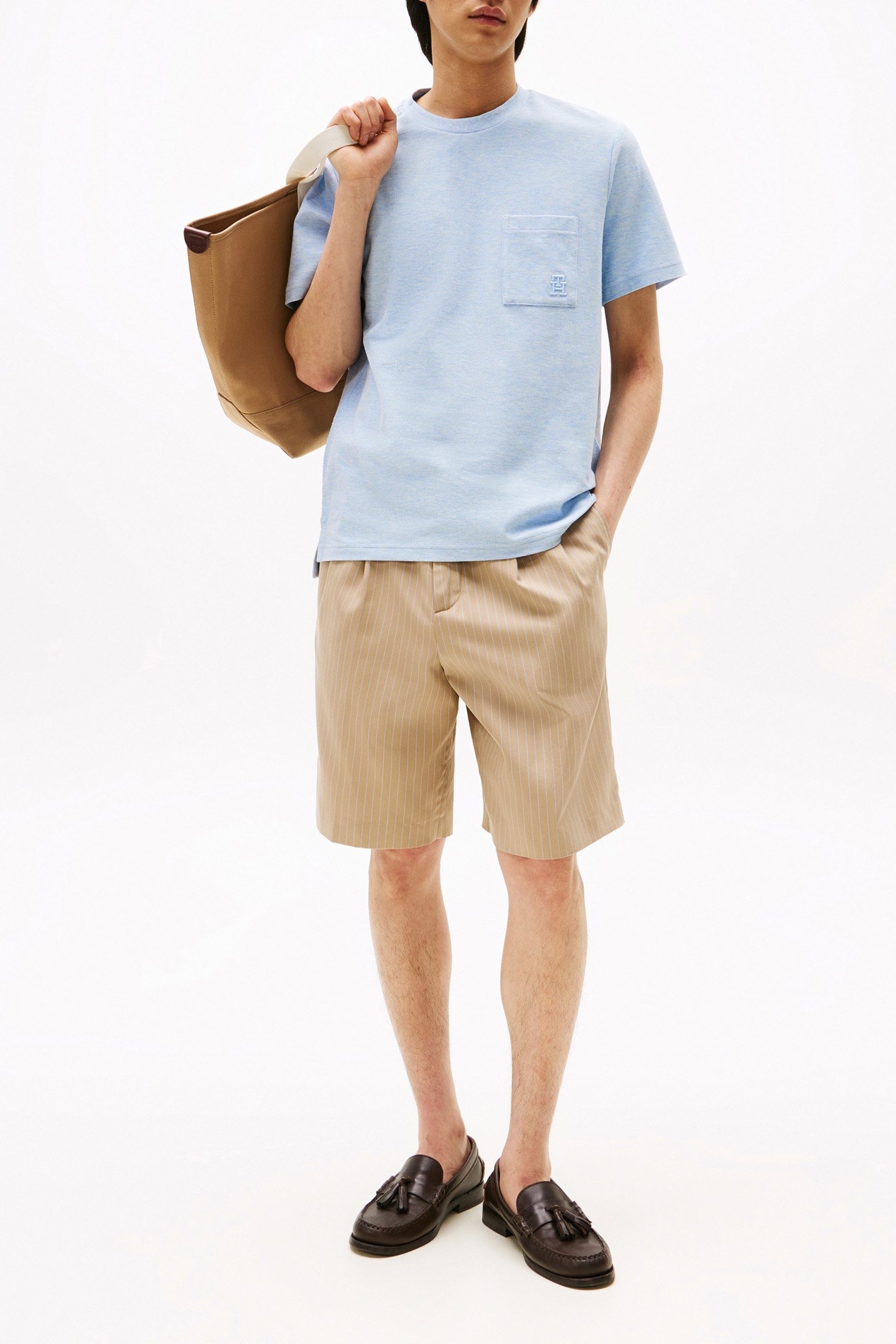 MONOGRAM IMD REGULAR FIT T-SHIRT BEIGE 2