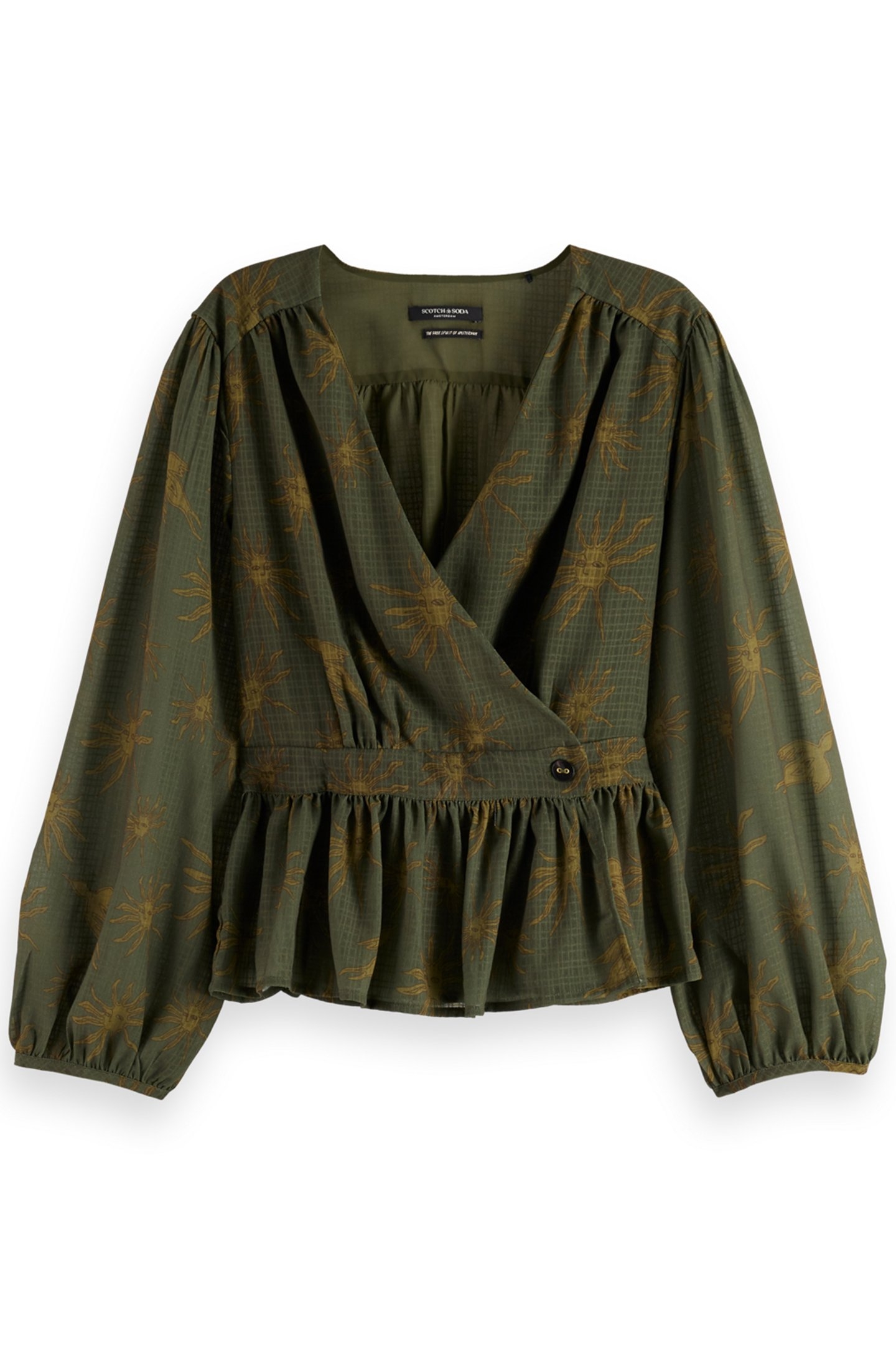 WRAP TOP MYSTIC SKY OLIVE 4