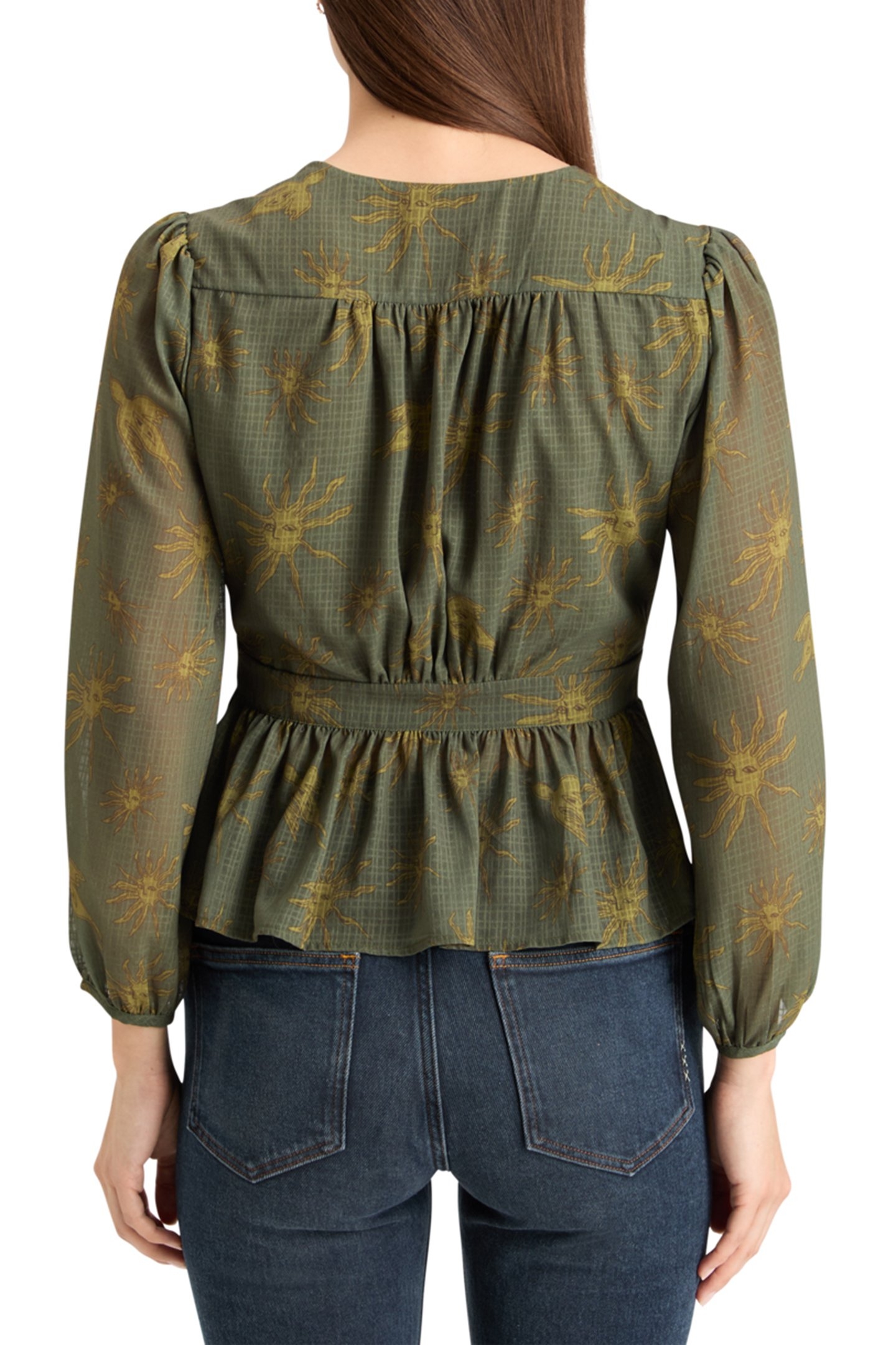 WRAP TOP MYSTIC SKY OLIVE 2