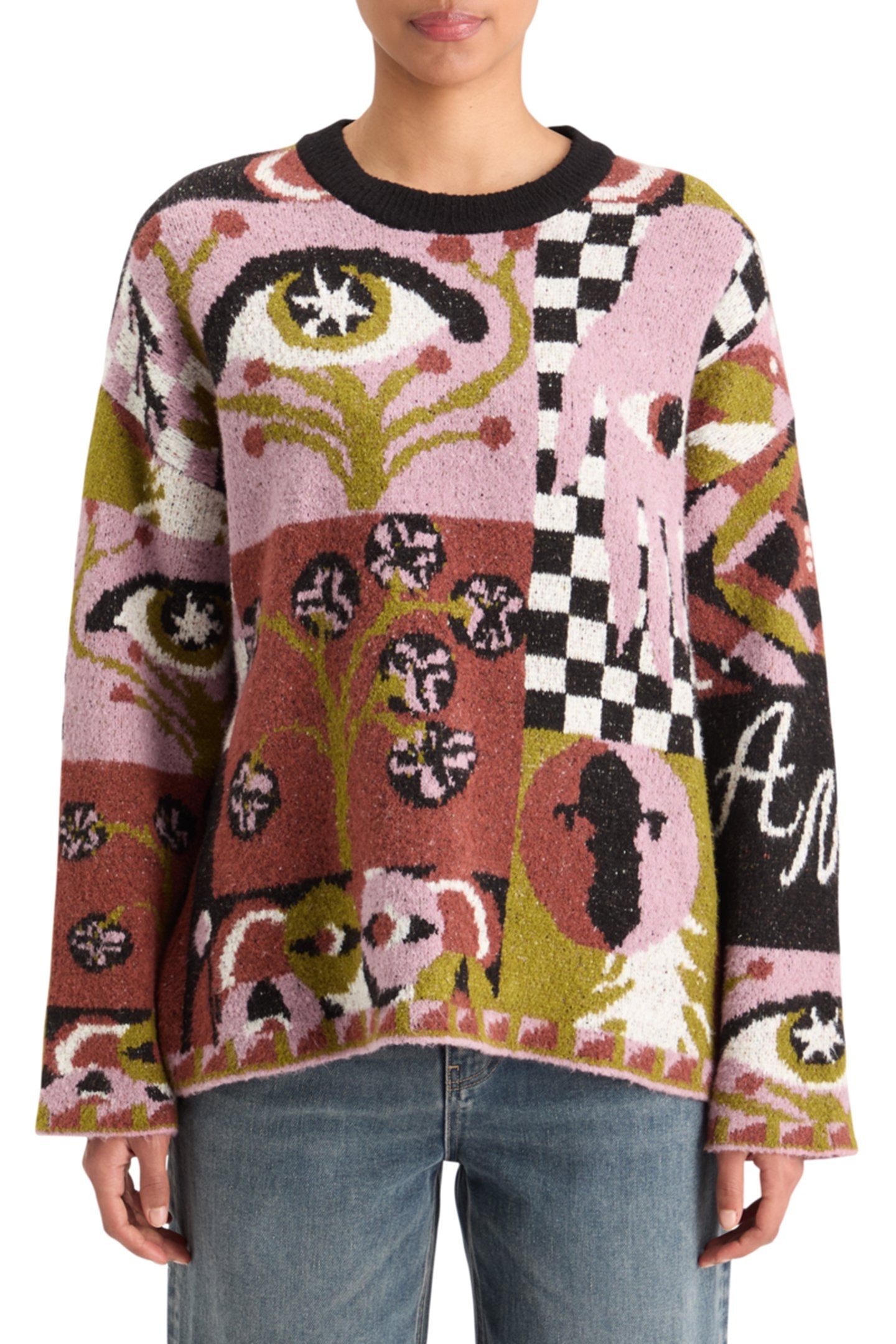 JACQUARD OVERSIZED PULLOVER FREE MIND JACQUARD 1