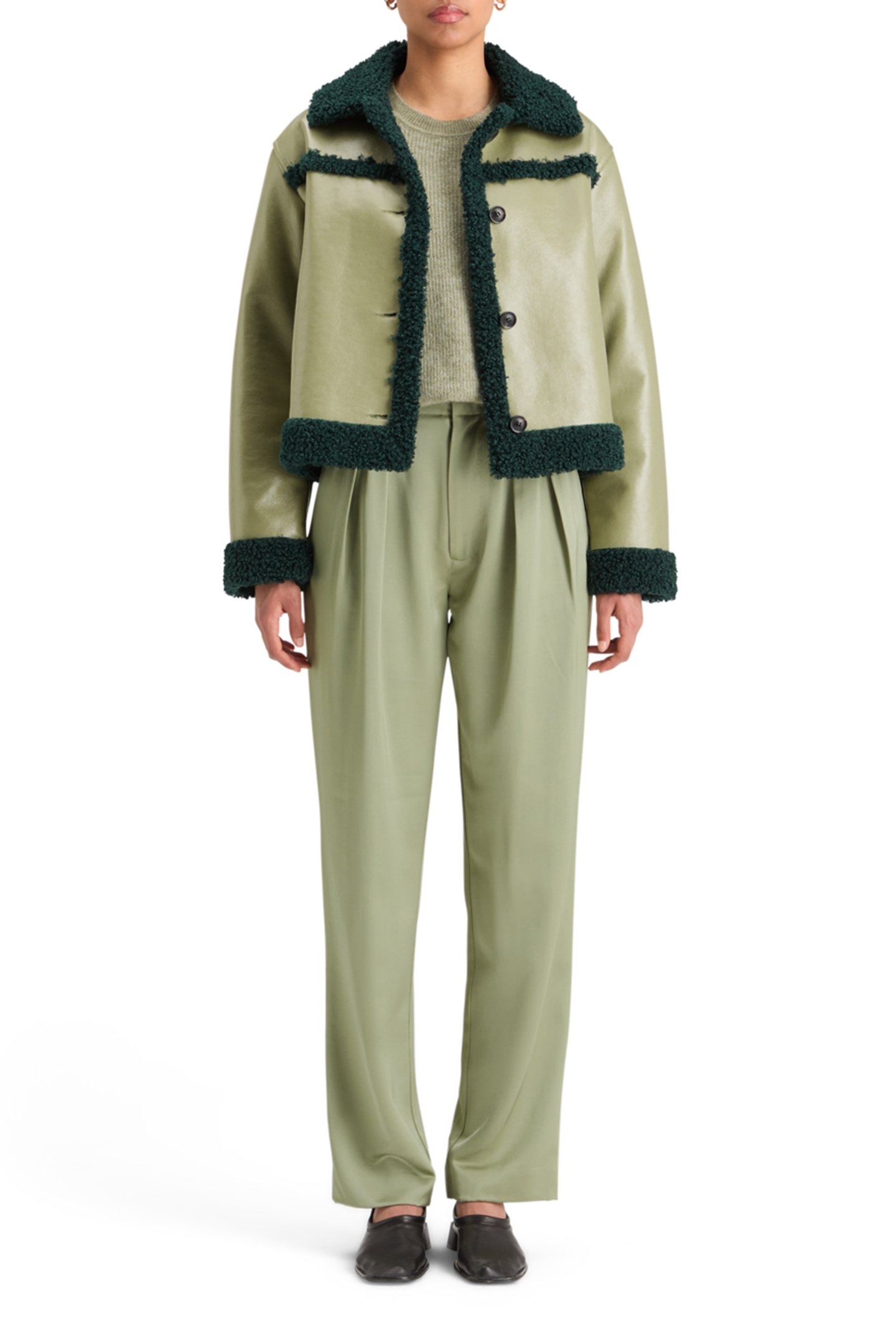 VINYL JACKET WASHED SAGE 3