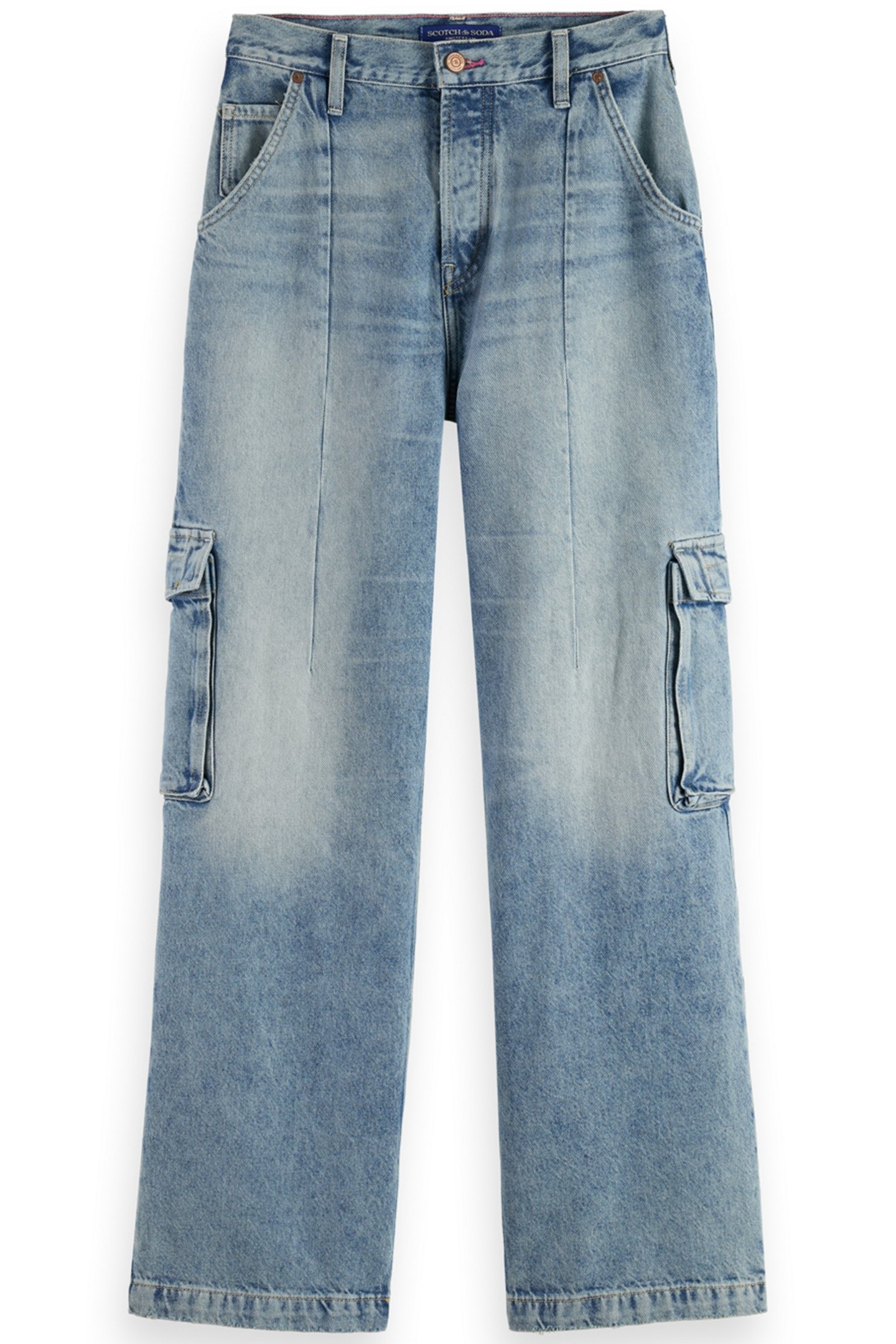 THE DEEP LOW RISE LOOSE CARGO JEANS —ROLLING ROAD 4