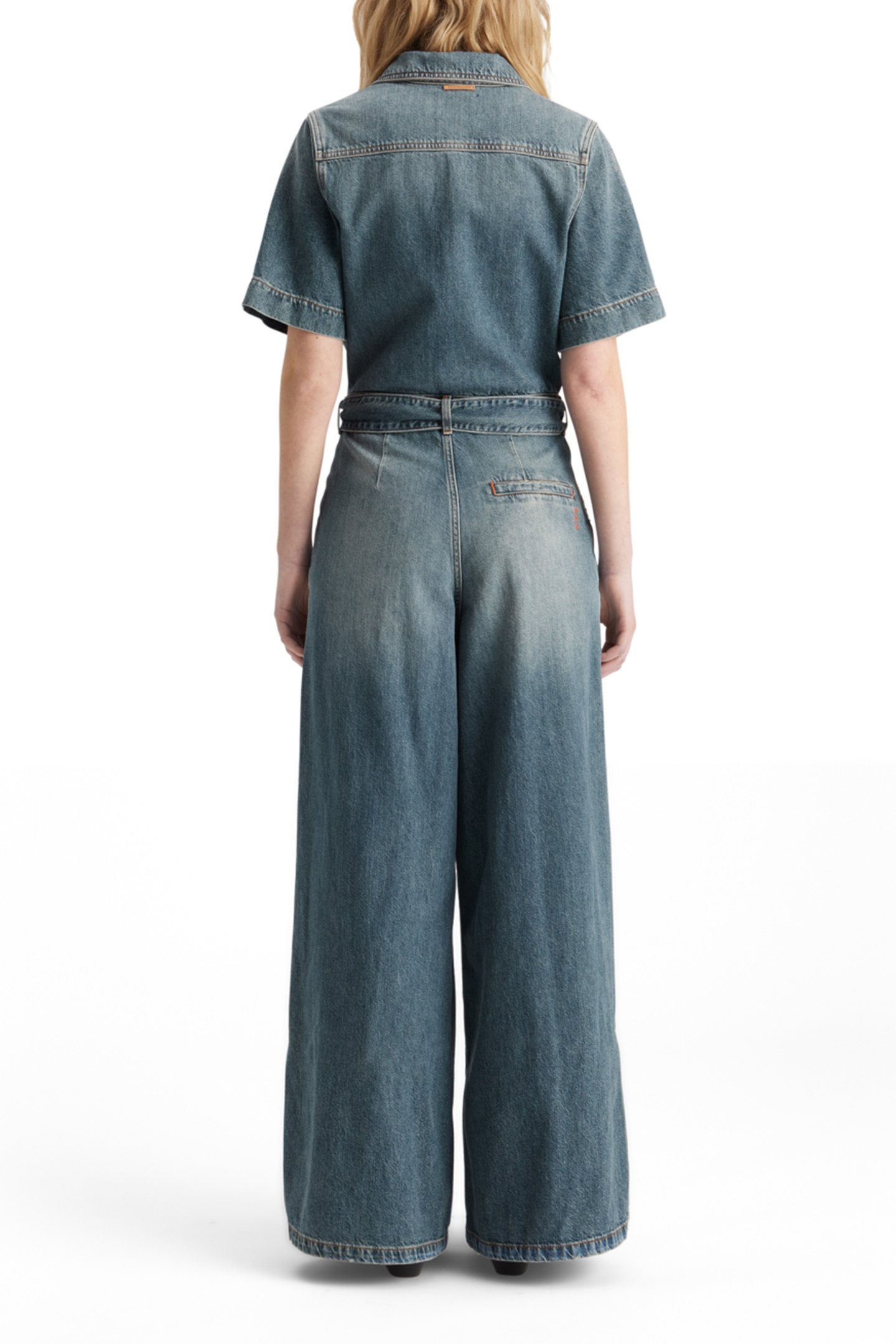 WASHED DENIM WORKWEAR JUMPSUIT FRISCO NIGHTS 2