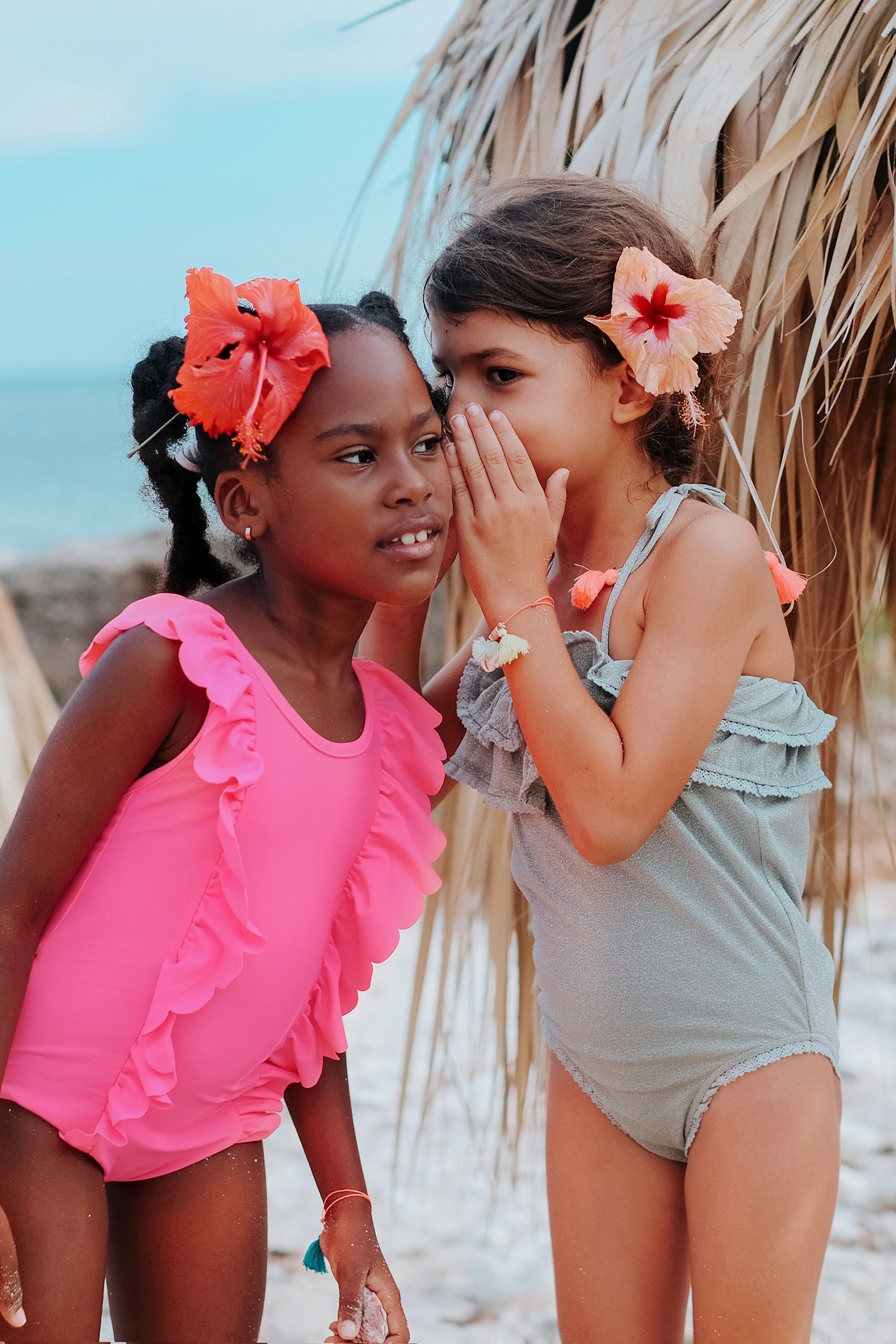 BATHING SUIT BERMUDE FLUO PINK 4