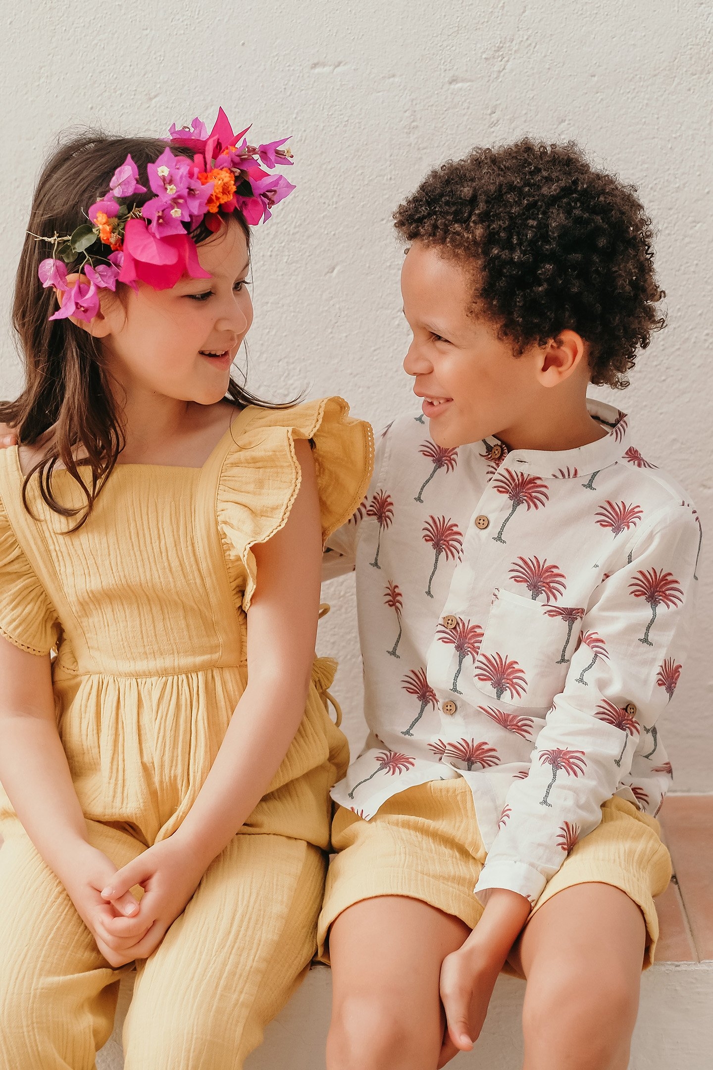 SHIRT AMOD WHITE TROPICAL 5