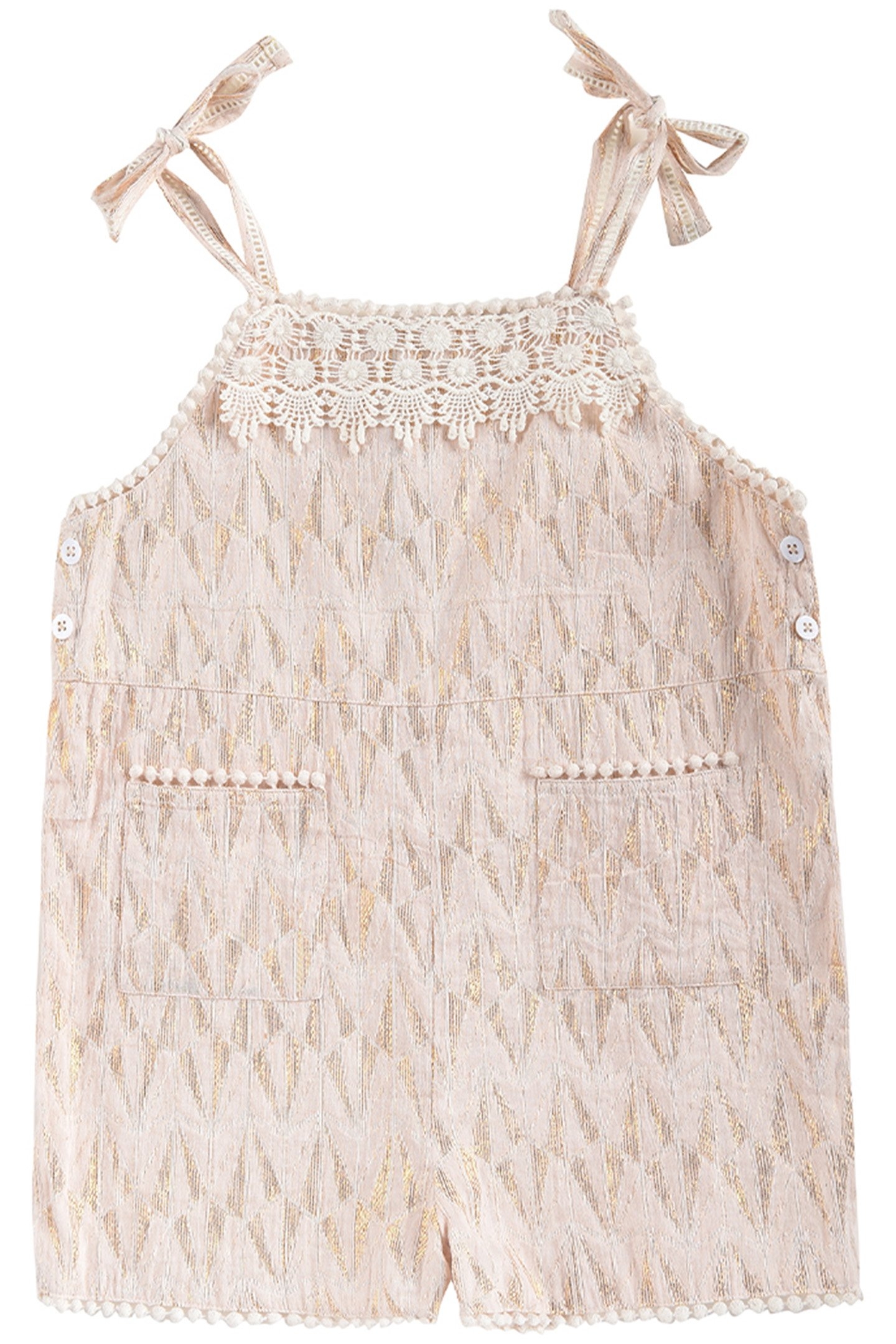 OVERALLS PANOLO BLUSH PSYCHE LUREX 2