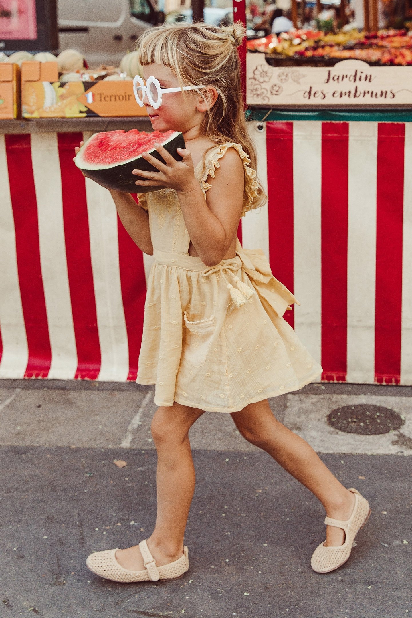 DRESS HUGUETTE SOFT HONEY PLUMETIS 4