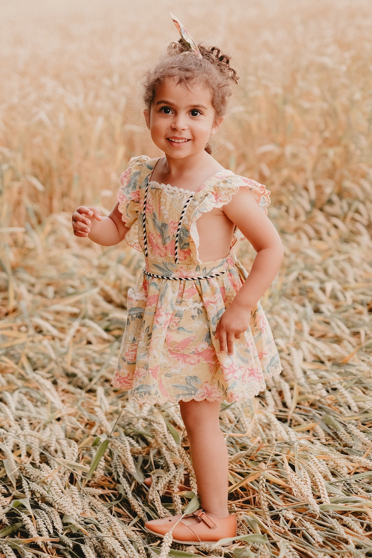 DRESS MISTINGUETTE SOFT HONEY PARROTS 5