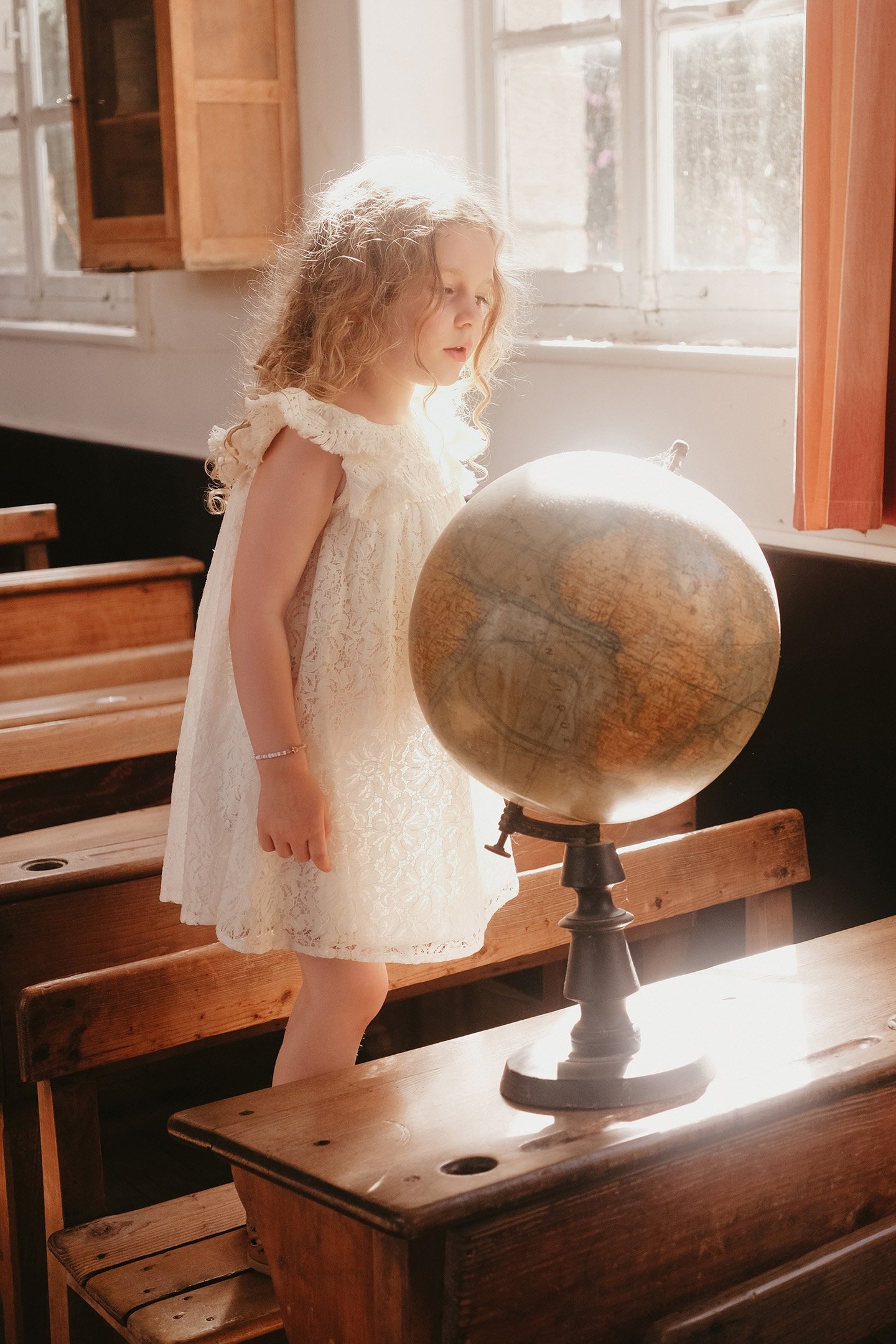 DRESS JANICE CREAM LACE 2