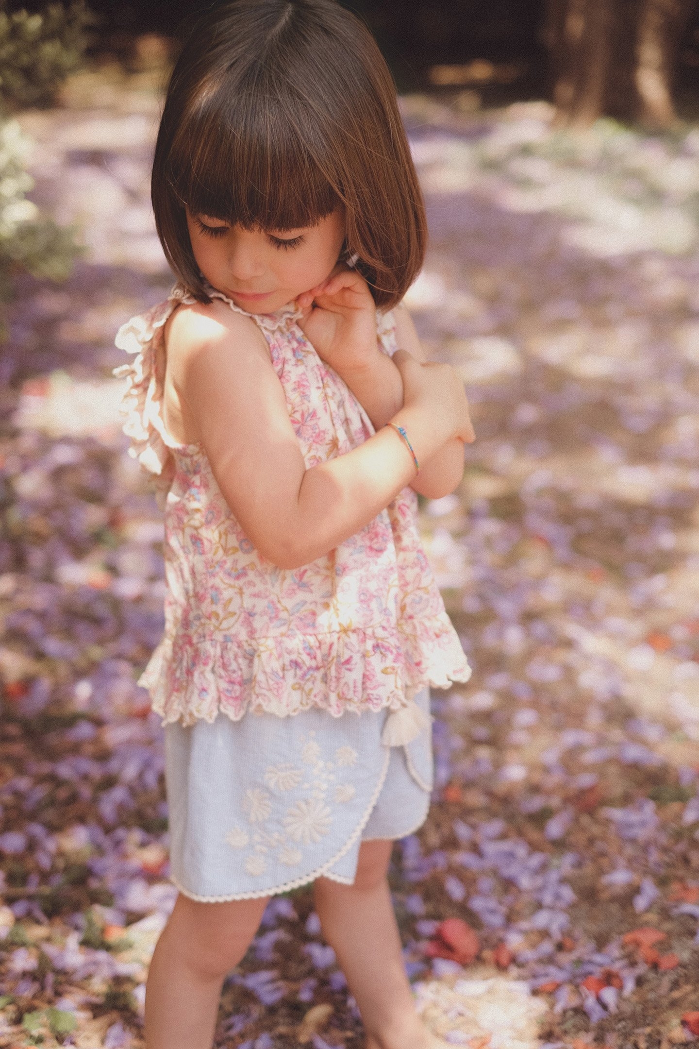 SHORTS ASYA BLUE STRIPES 3