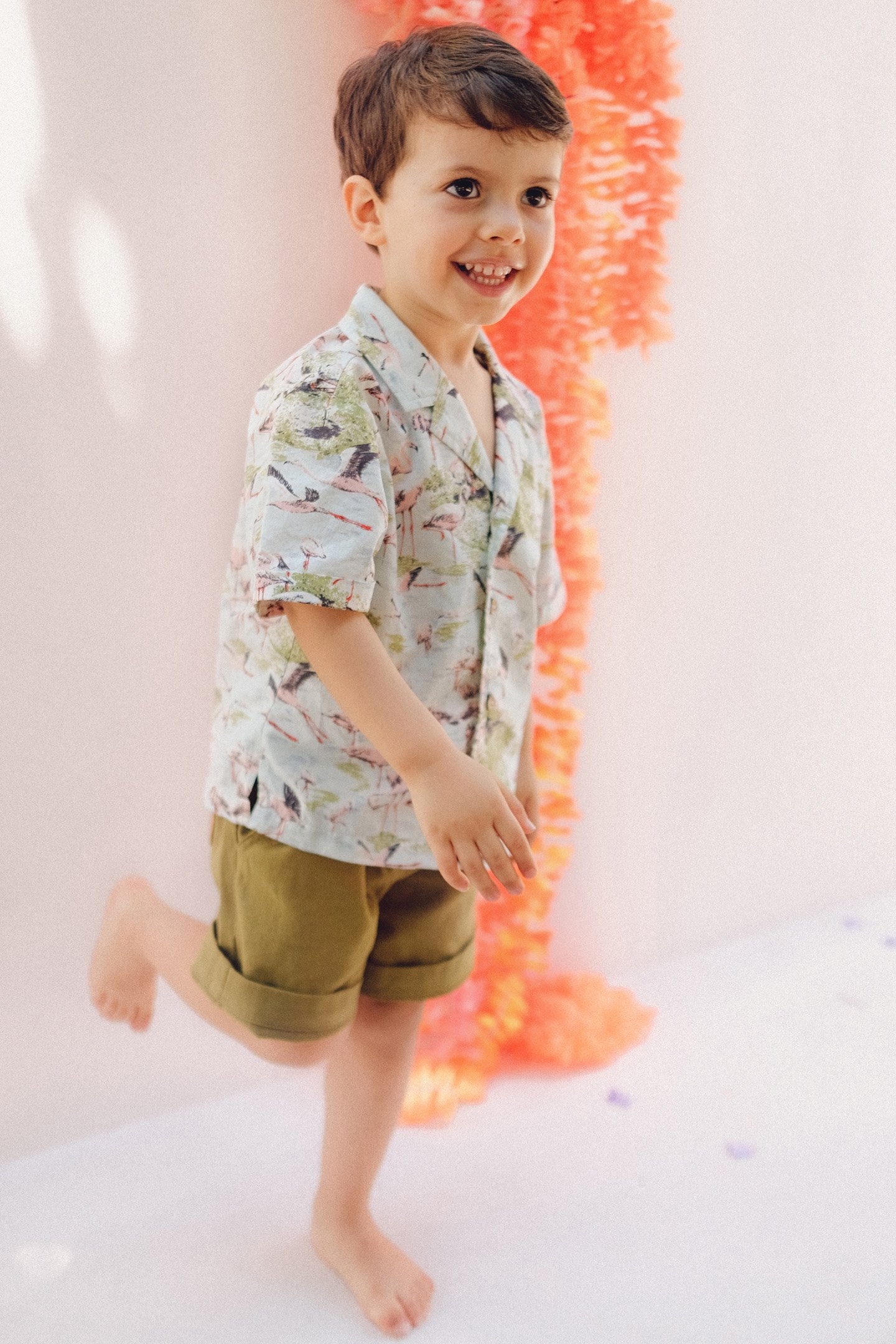 SHIRT ALOV ACQUA DARJ FLAMINGO 1