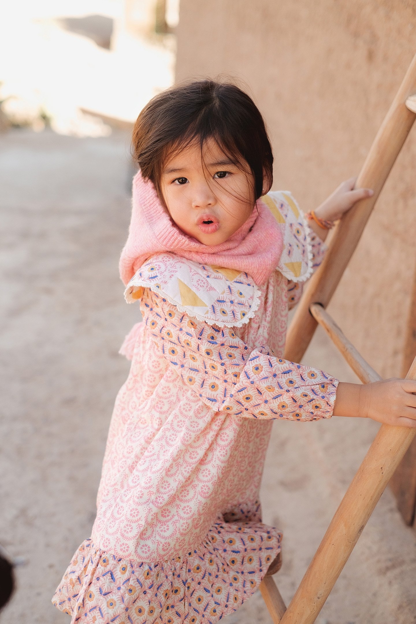 DRESS NOUR PINK PATCHWORK 8