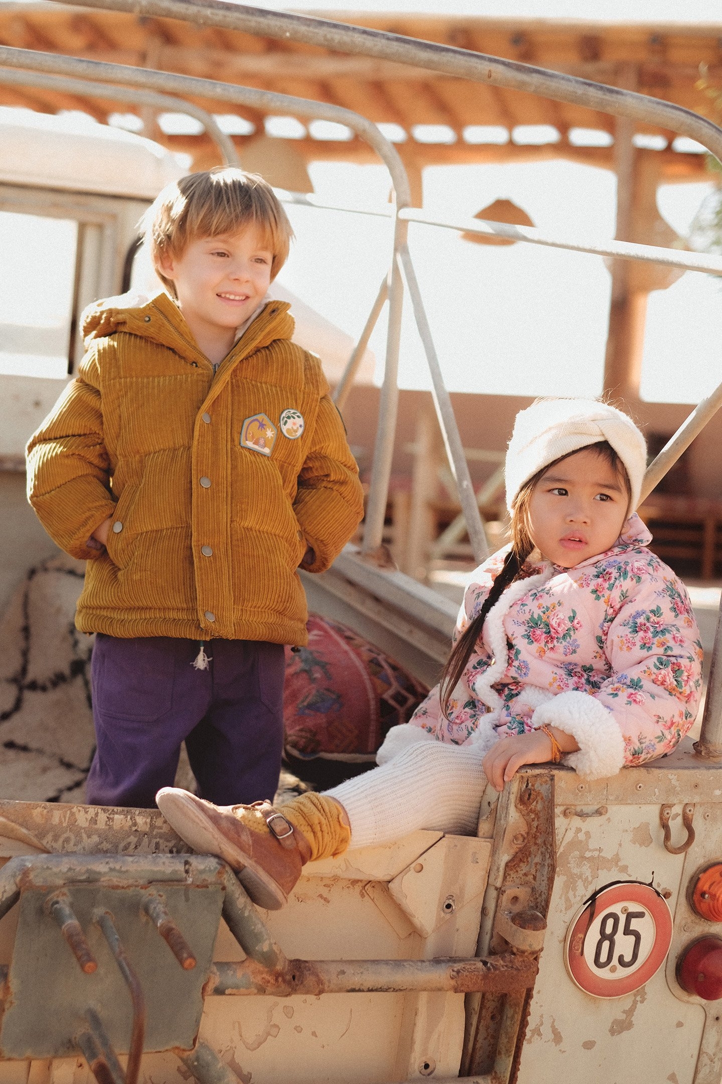 COAT DALILA PINK SEYLAN FLOWERS 6