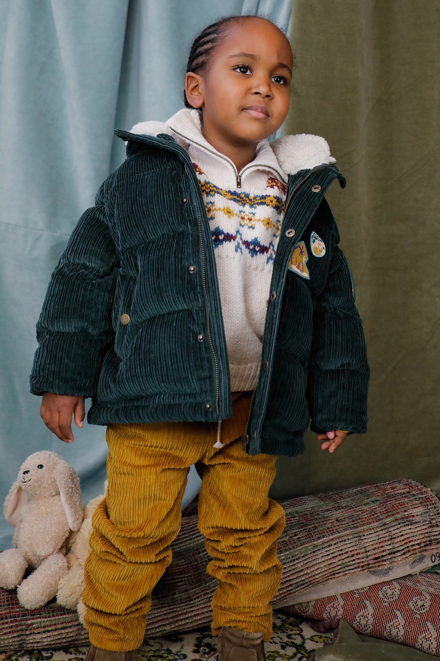 PUFFY JACKET IZAR PINE TREE 1