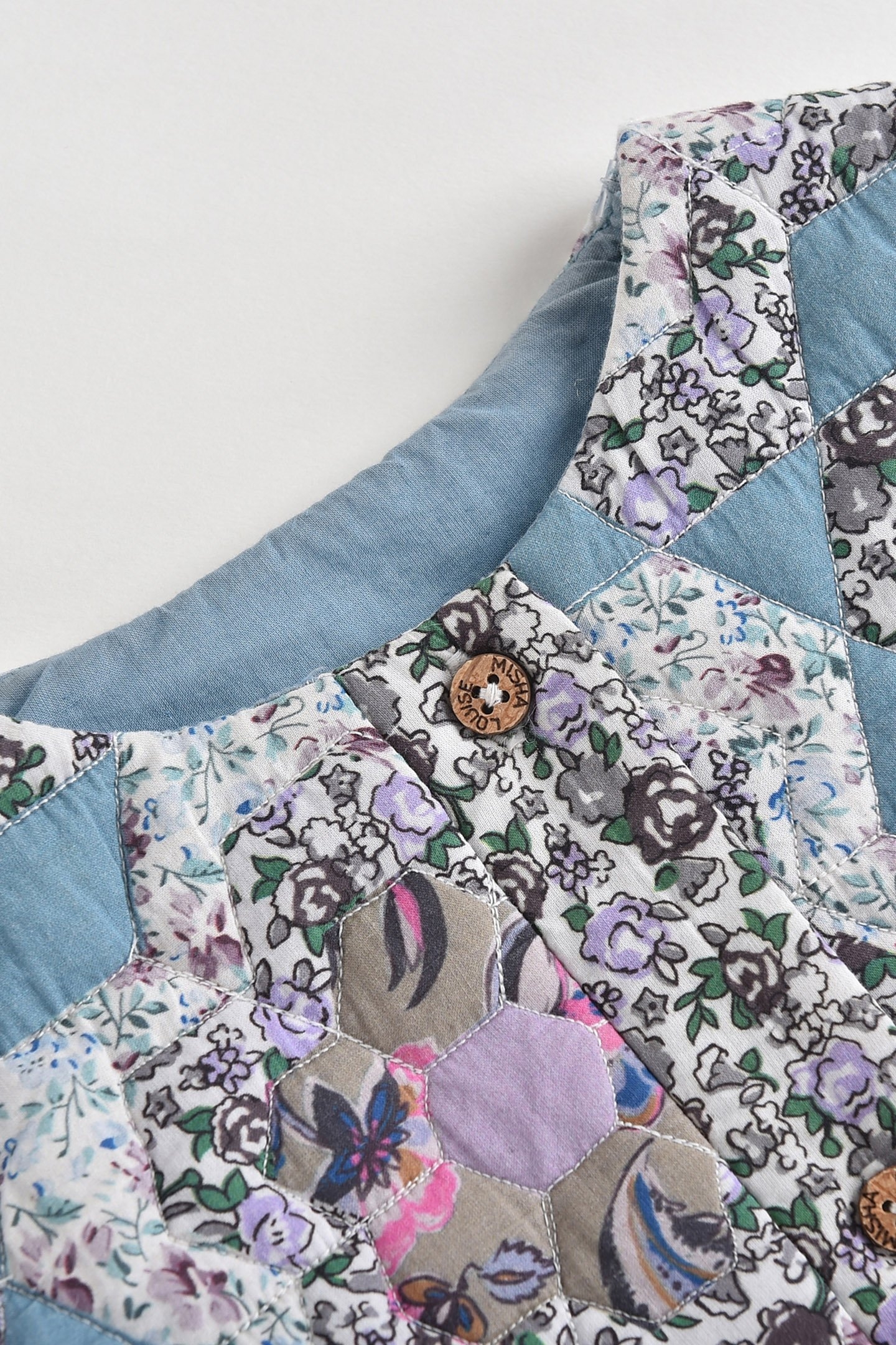 JACKET AMALINA MULTICO FLOWER PATCH 3