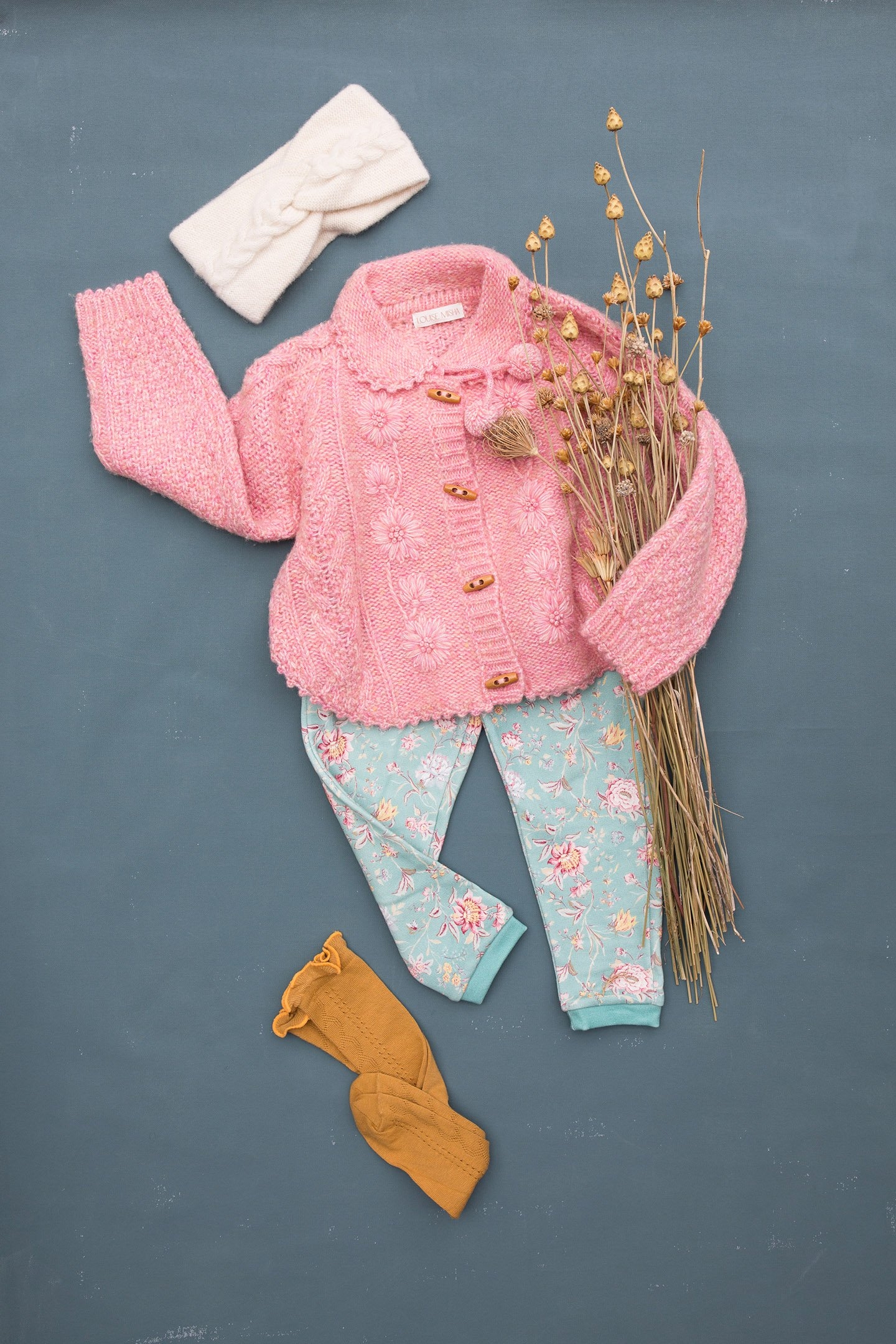 SWEATPANTS MANUELLA BLUE ROSA DAMASCENA 4