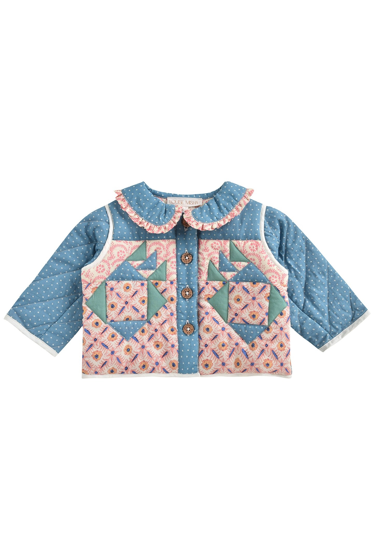 JACKET NIAGARA STONE BLUE PATCHWORK 2