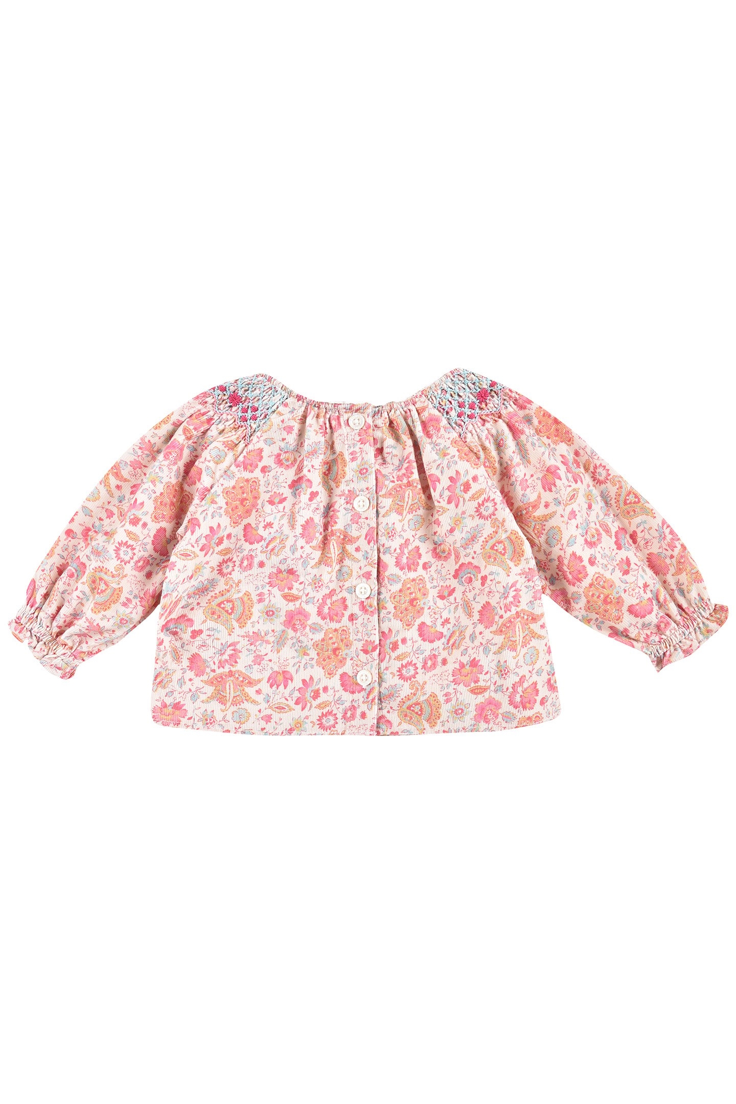 BLOUSE MAHINA CREAM FLOWER FIELDS 2