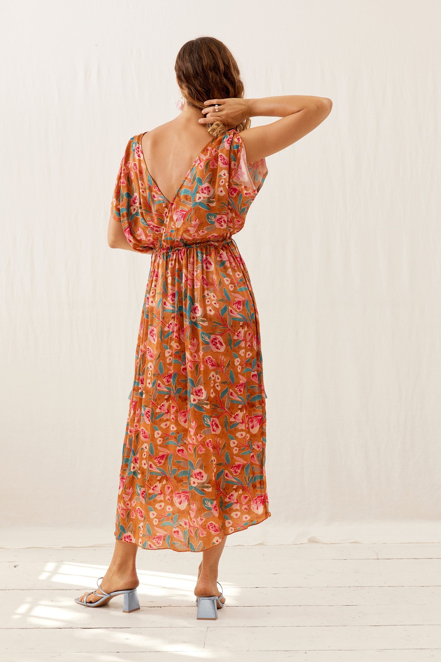 DRESS GUADALARA CINNAMON POPPY BLOOM 2