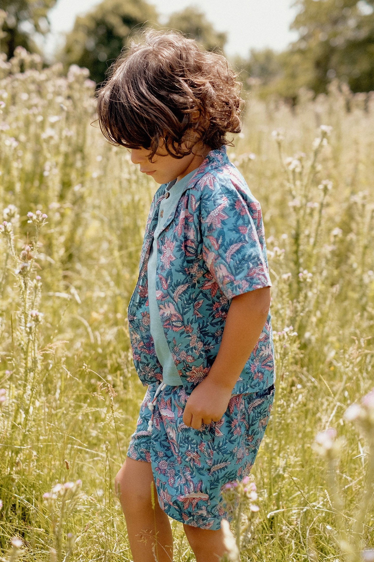 SHIRT ALOV TEAL GARDEN OF EDEN 6