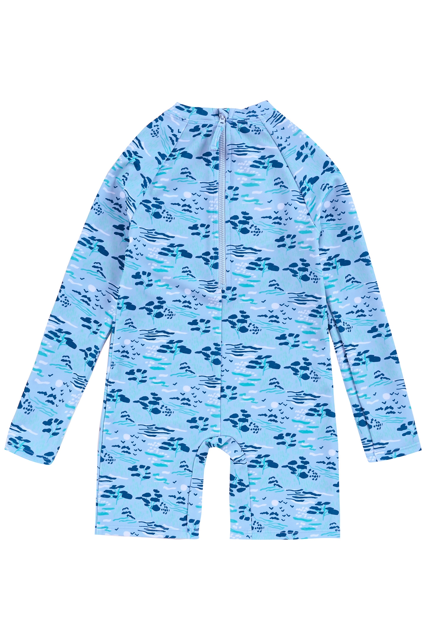 BATHING JUMPSUITS AMRIT BLUE PASTORAL FIELDS 5