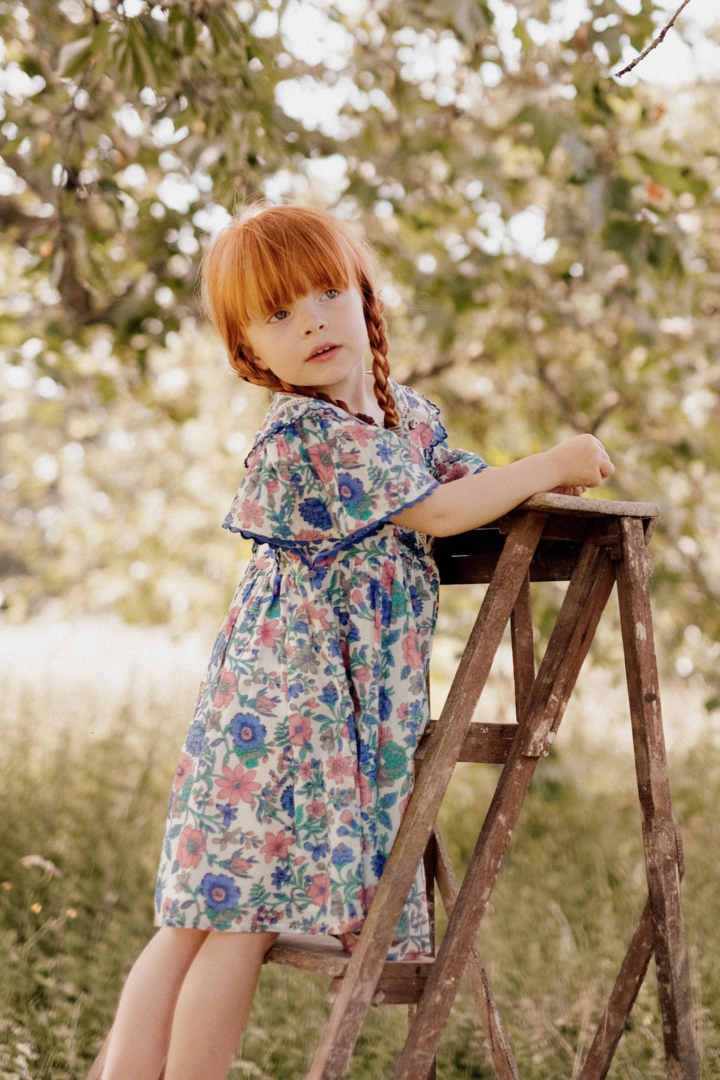 DRESS SILOE BLUE SUMMER MEADOW 5