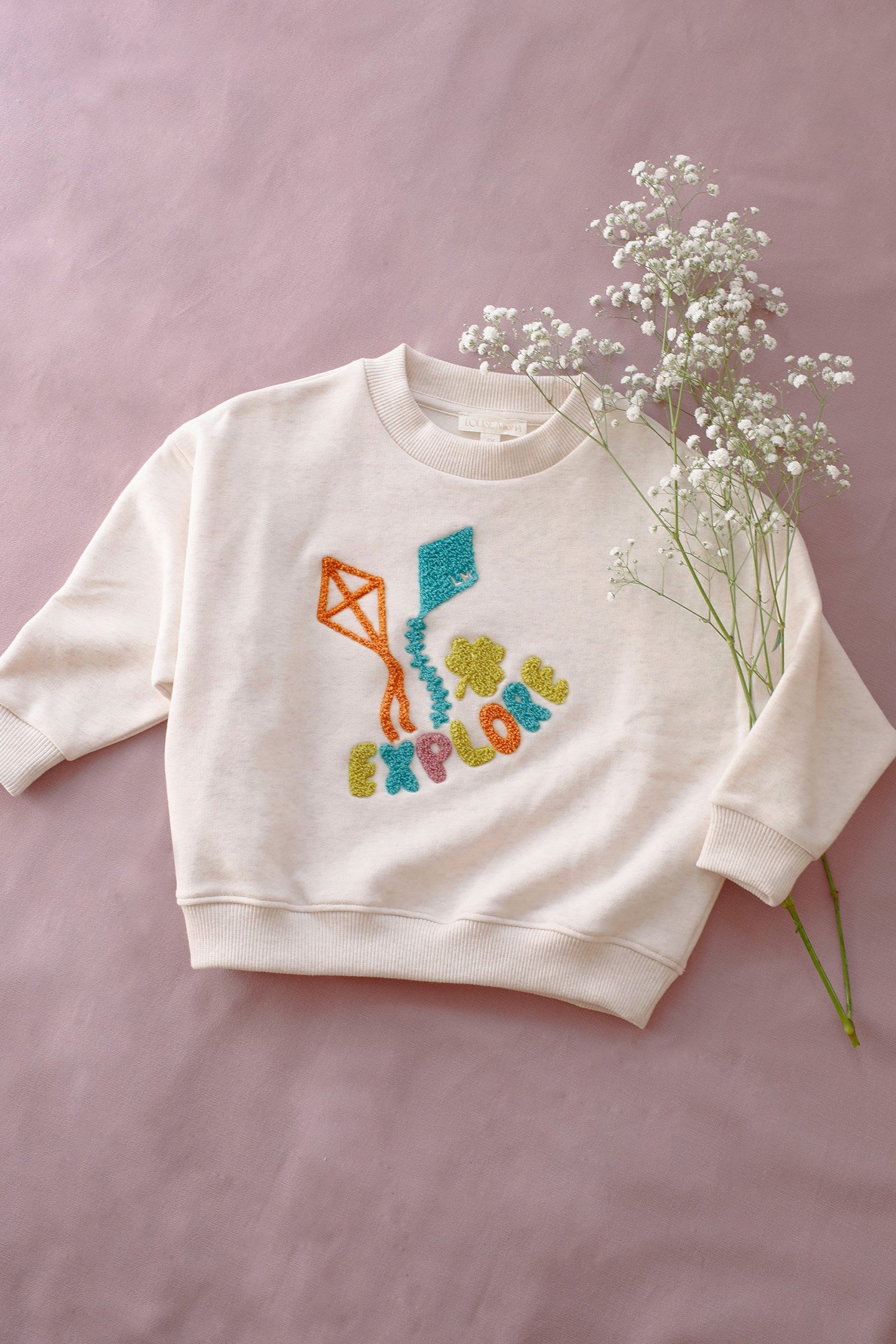 SWEATSHIRT HEATHER CREAM 5