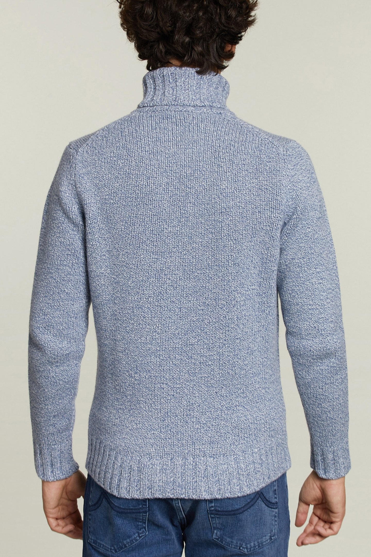 CUSTOM FIT WOOL-CASHMERE SWEATER JEANS MIX 2