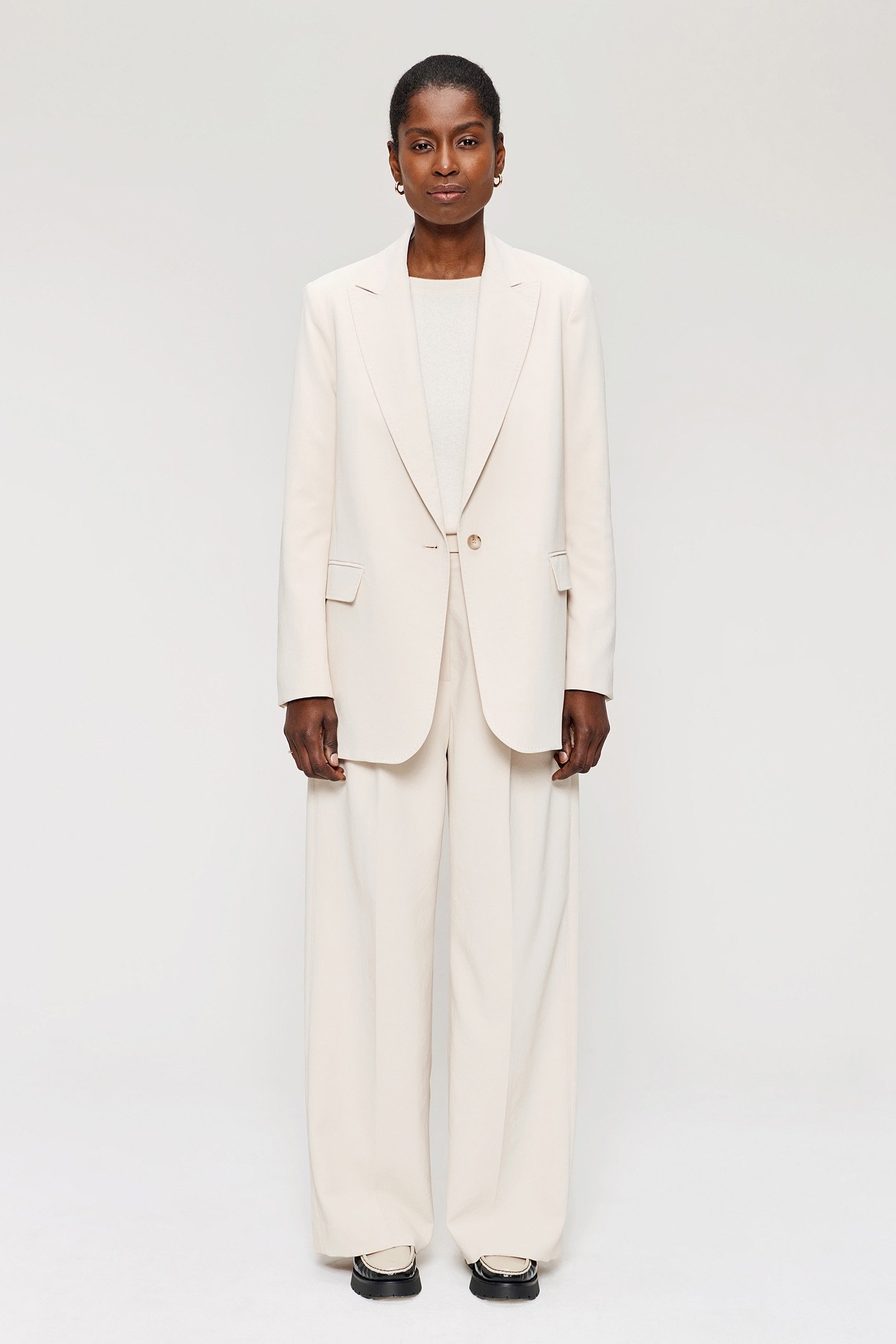 COOL PANAMA BLAZER CHALK 1