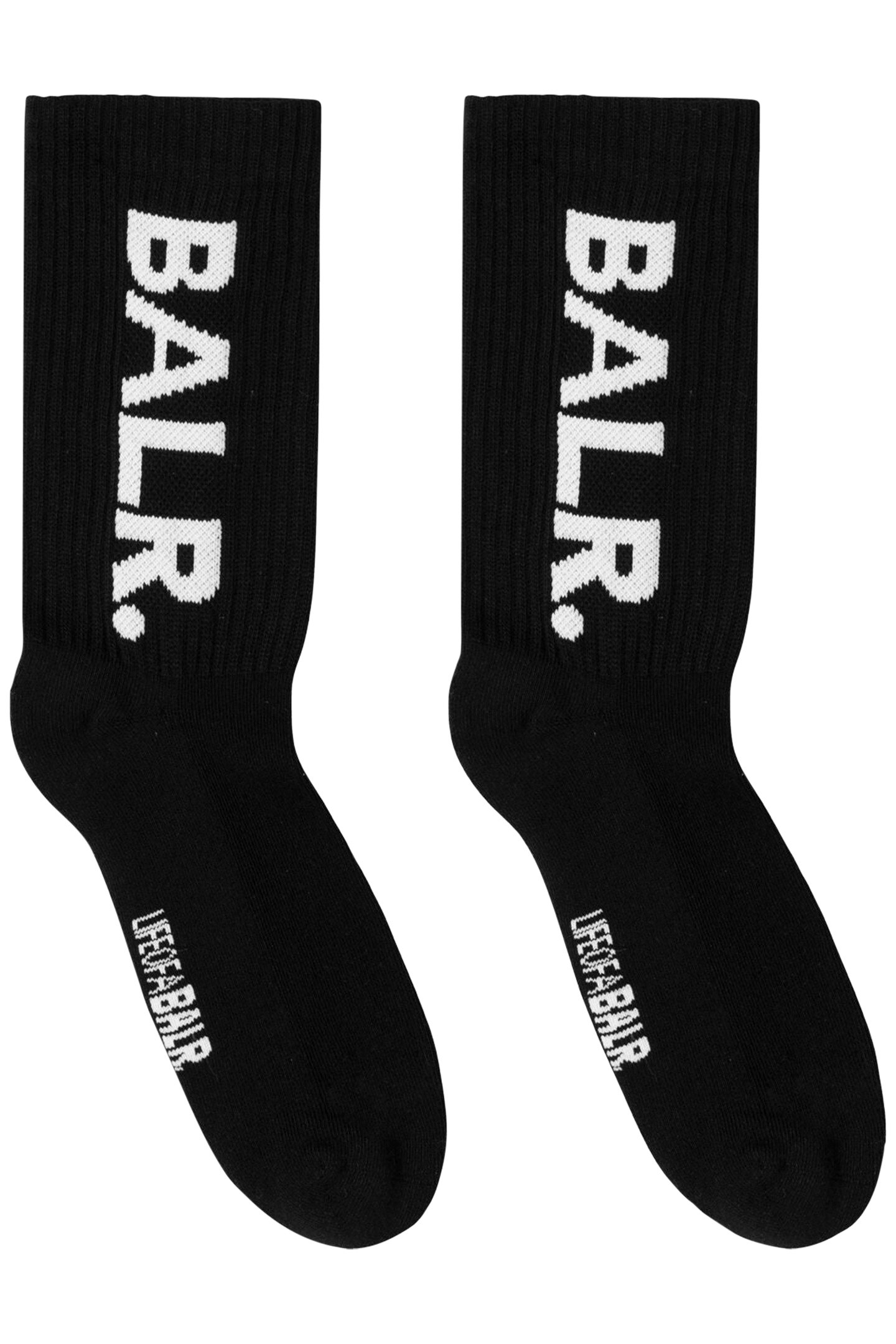 UNISEX 2-PACK BALR. SOCKS BLACK 1