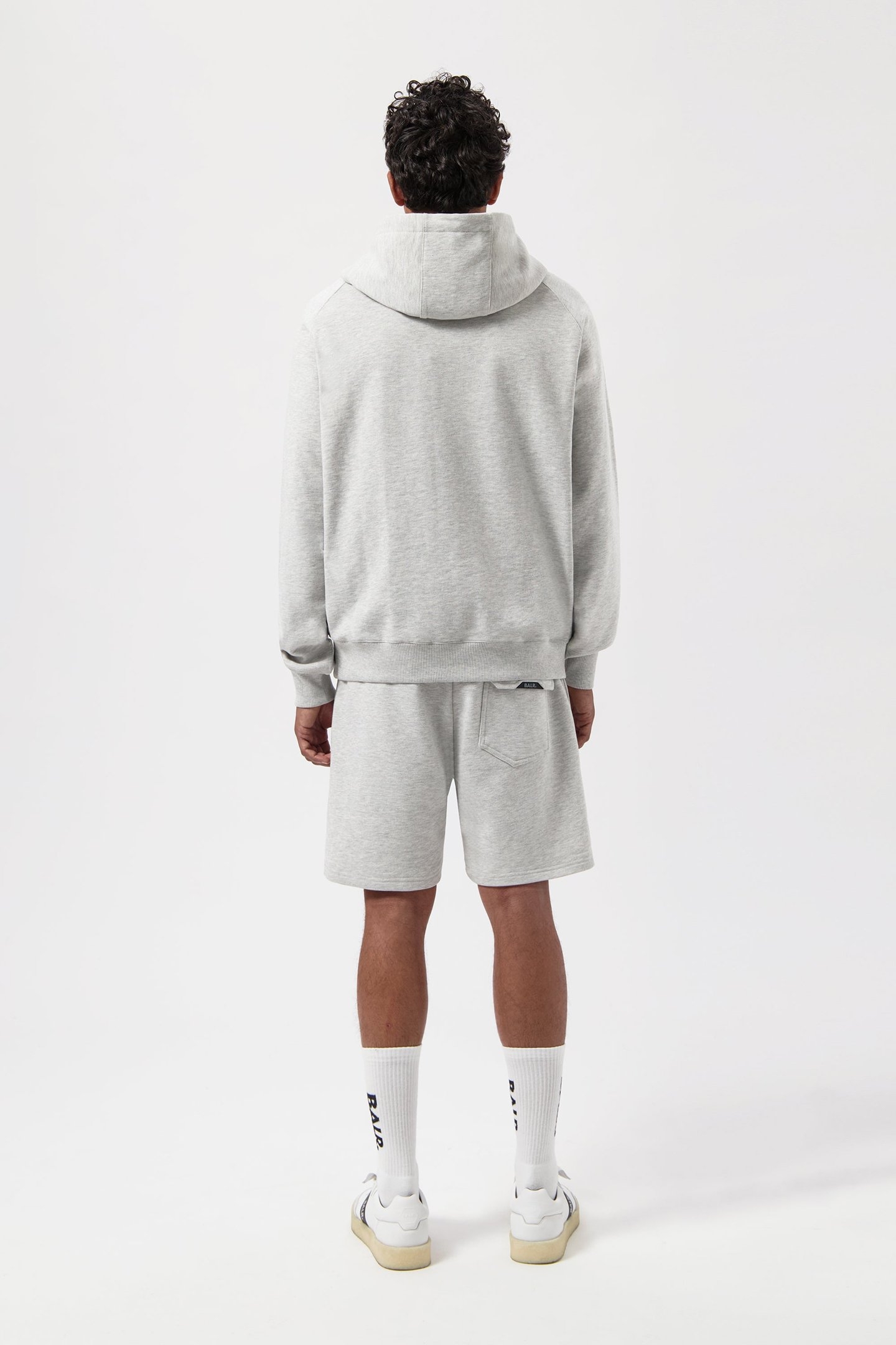 LOGO HOODIE LT GREY MELANGE 3