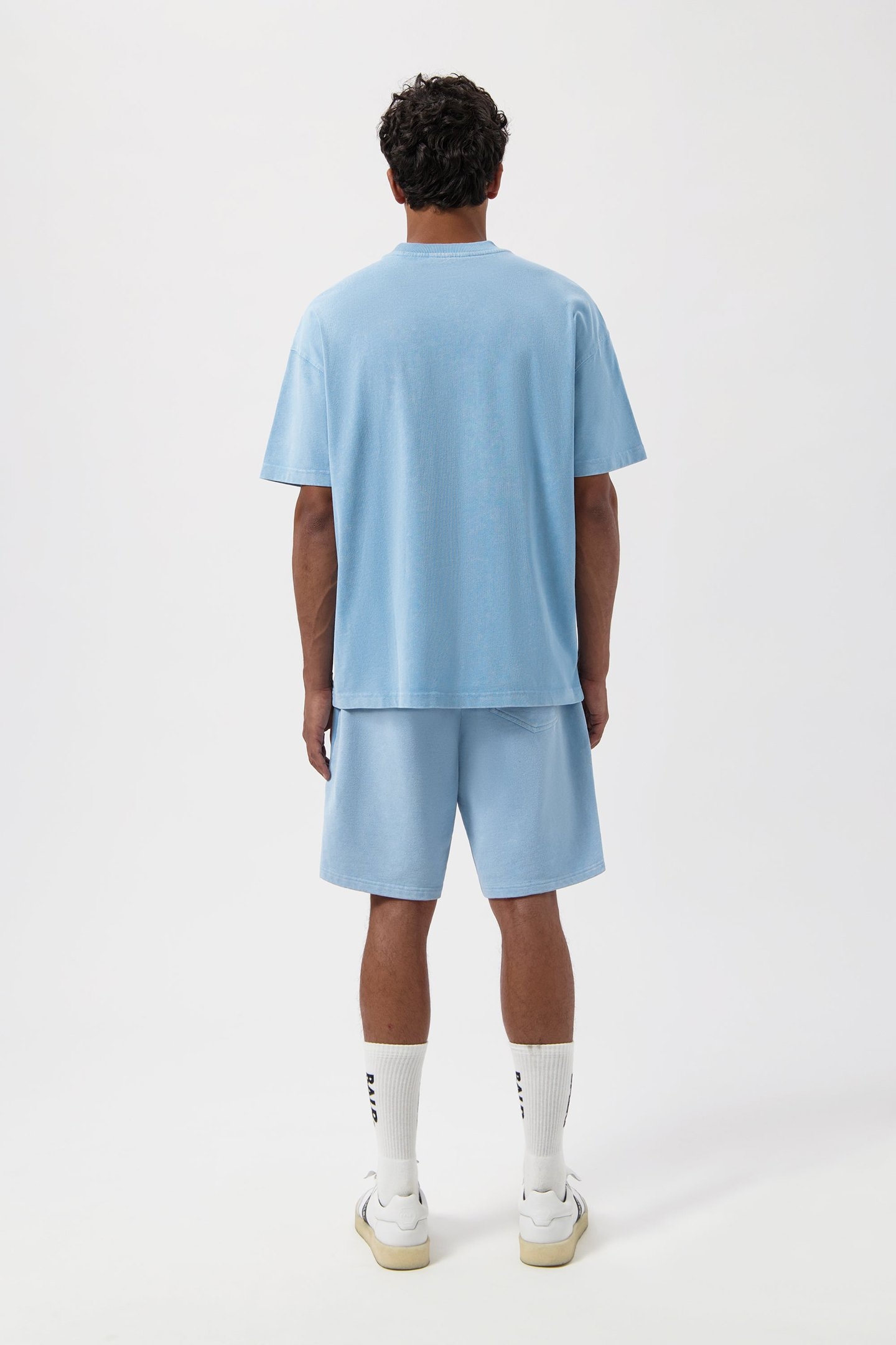 URBAN WASHED BOX T-SHIRT BREEZE BLUE 3