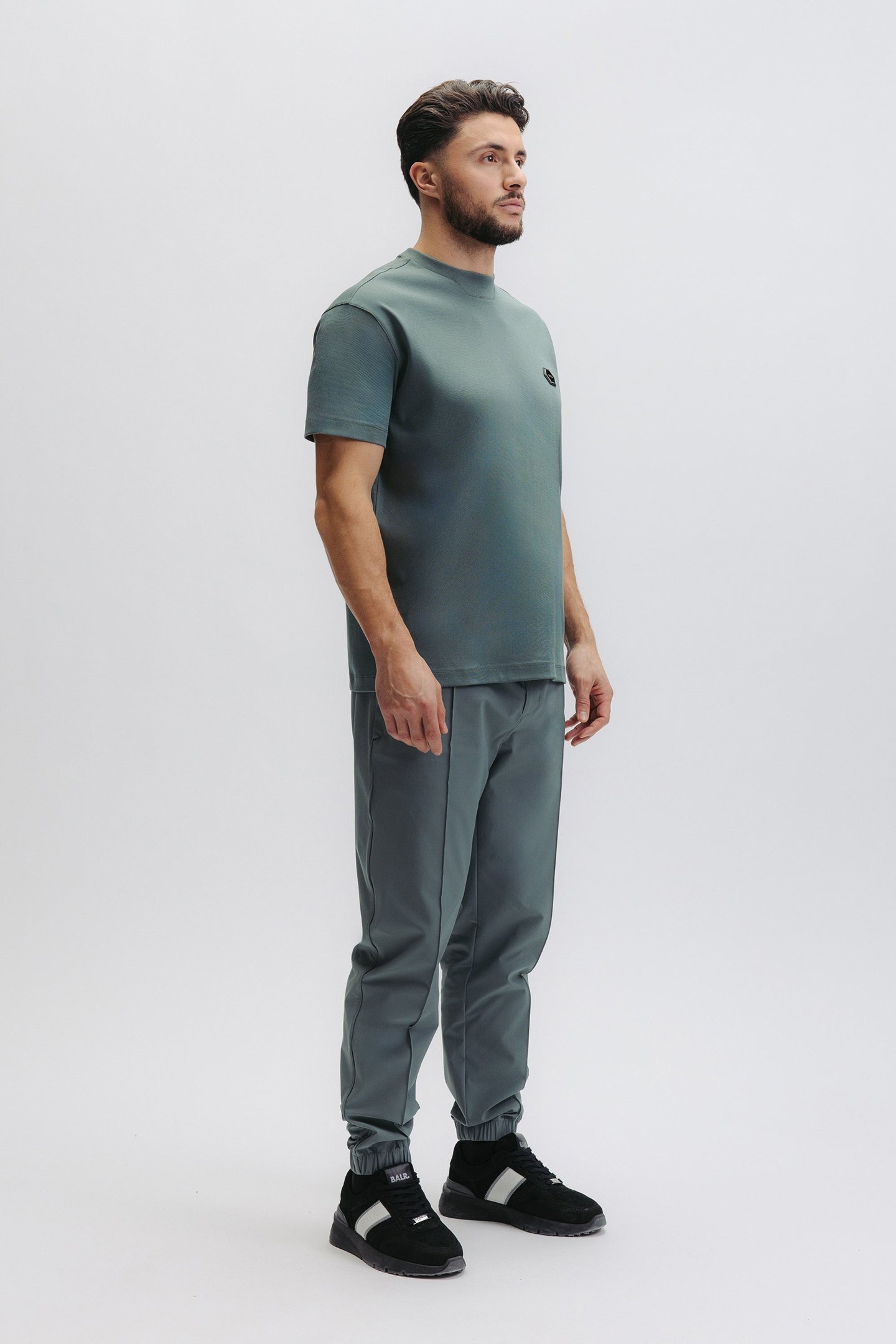 HEX-SERIES MERCERIZED T-SHIRT BALSAM GREEN 5