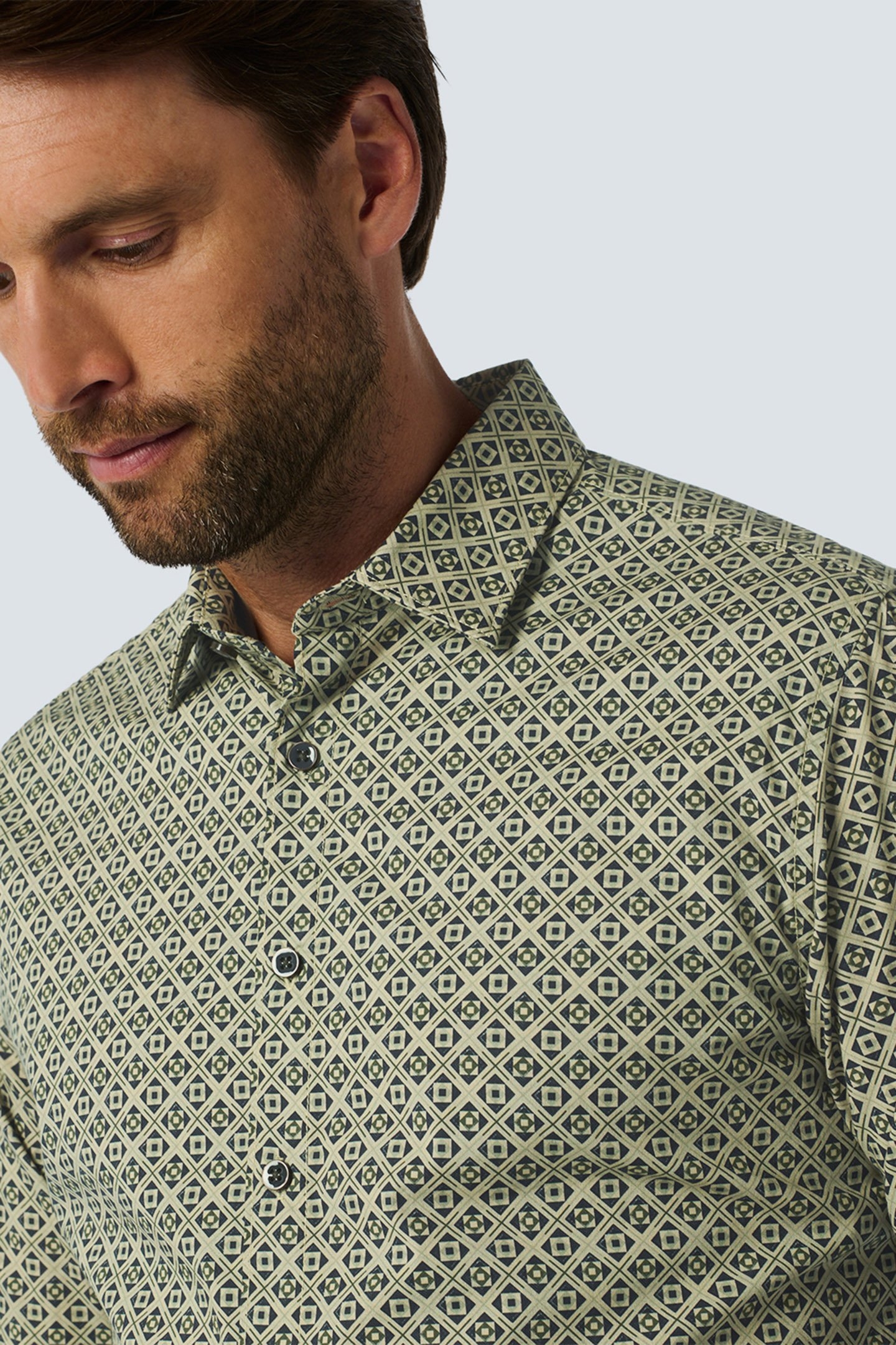 SHIRT STRETCH ALLOVER PRINTED NIGHT 6